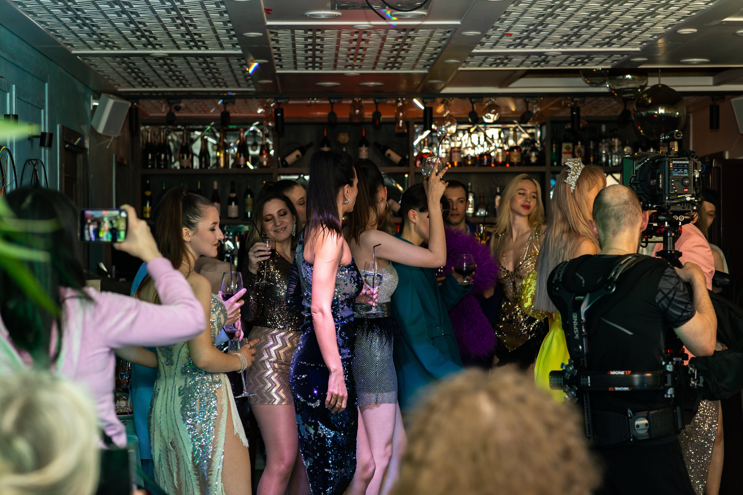 Съемка клипа Анни Калашниковой «Не ври мне в Риме». Art photographer Nino