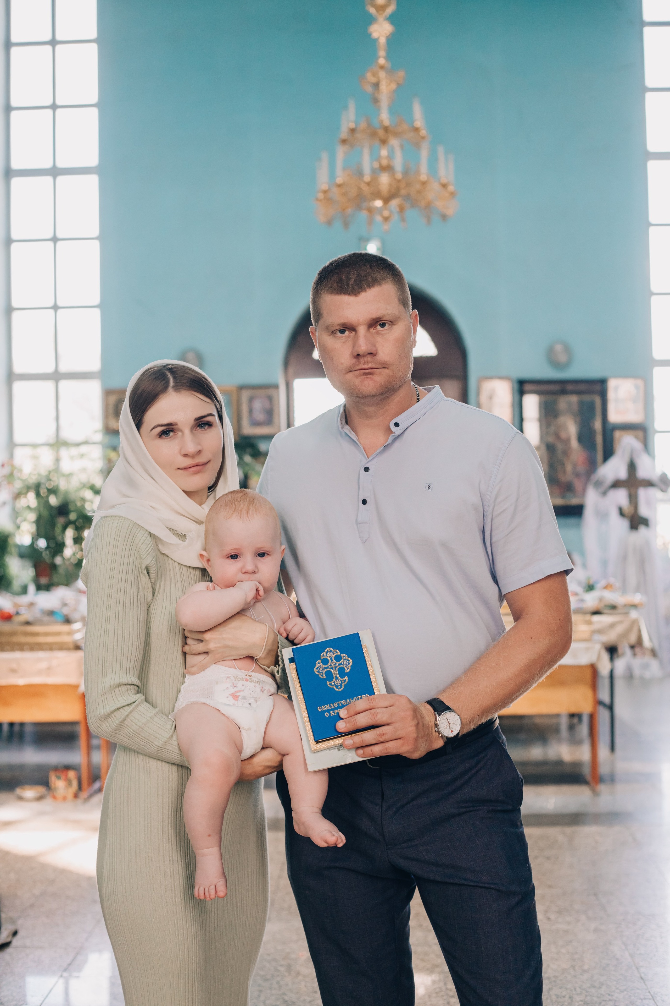 Фотосессия на крещение в Белой Глине. Свадебный и семейный фотограф в Краснодарском крае Мария Данилкина
