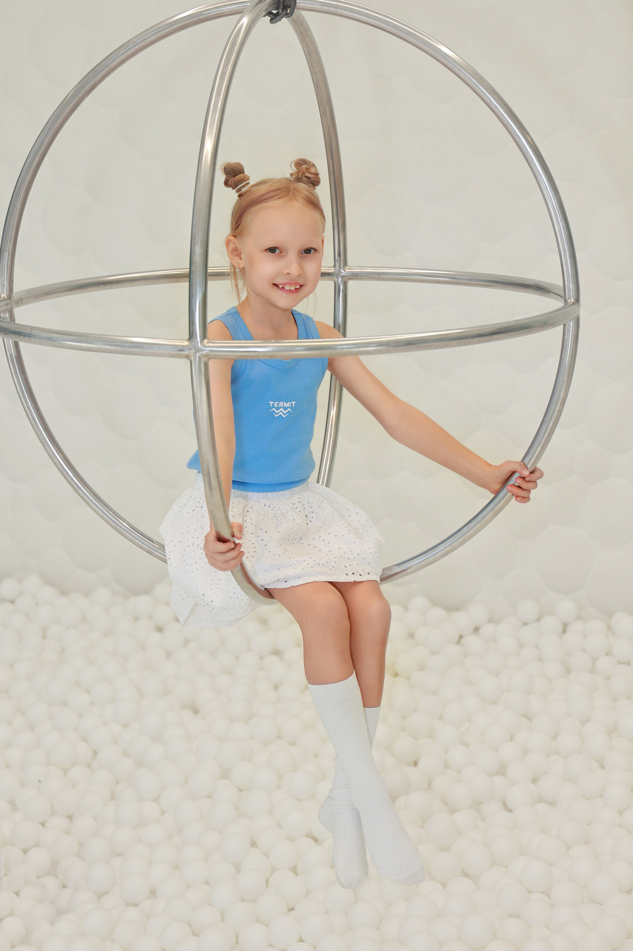 Сухой бассейн «Облака». Детский семейный фотограф Краснодар