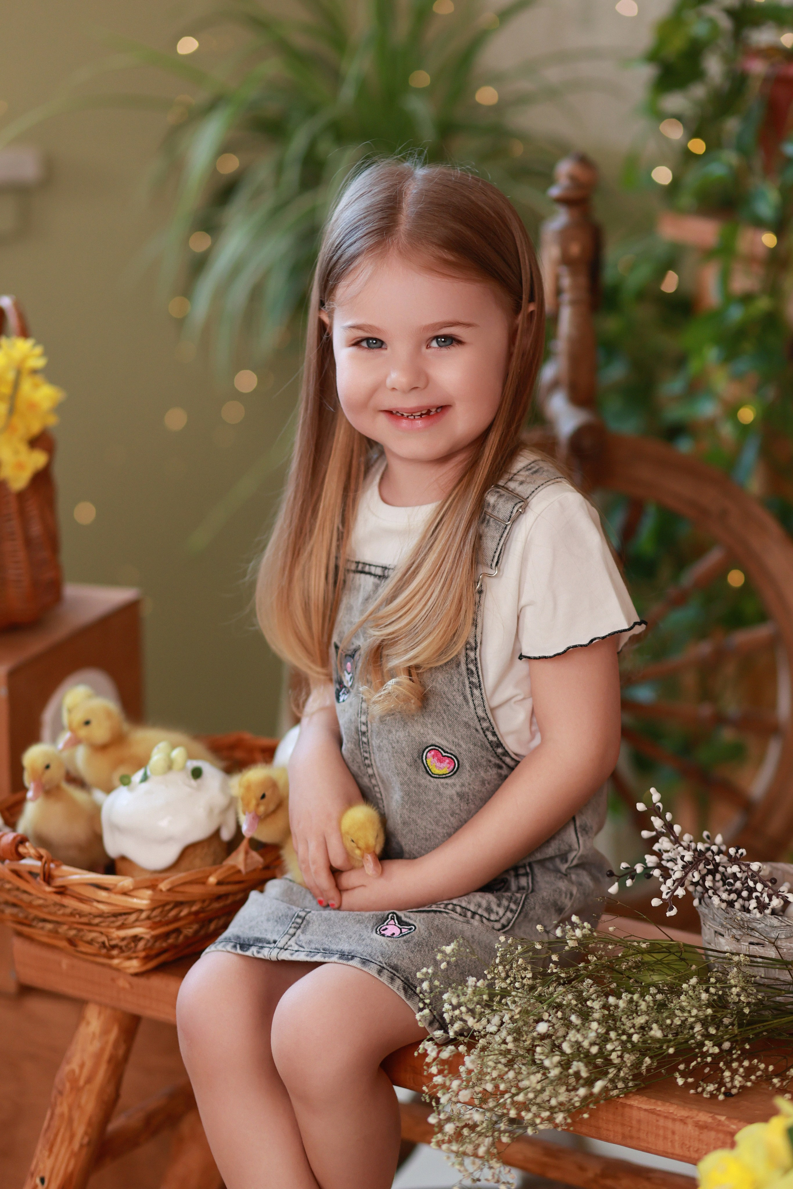 «Светлая Пасха» с утятами. Детский семейный фотограф Краснодар