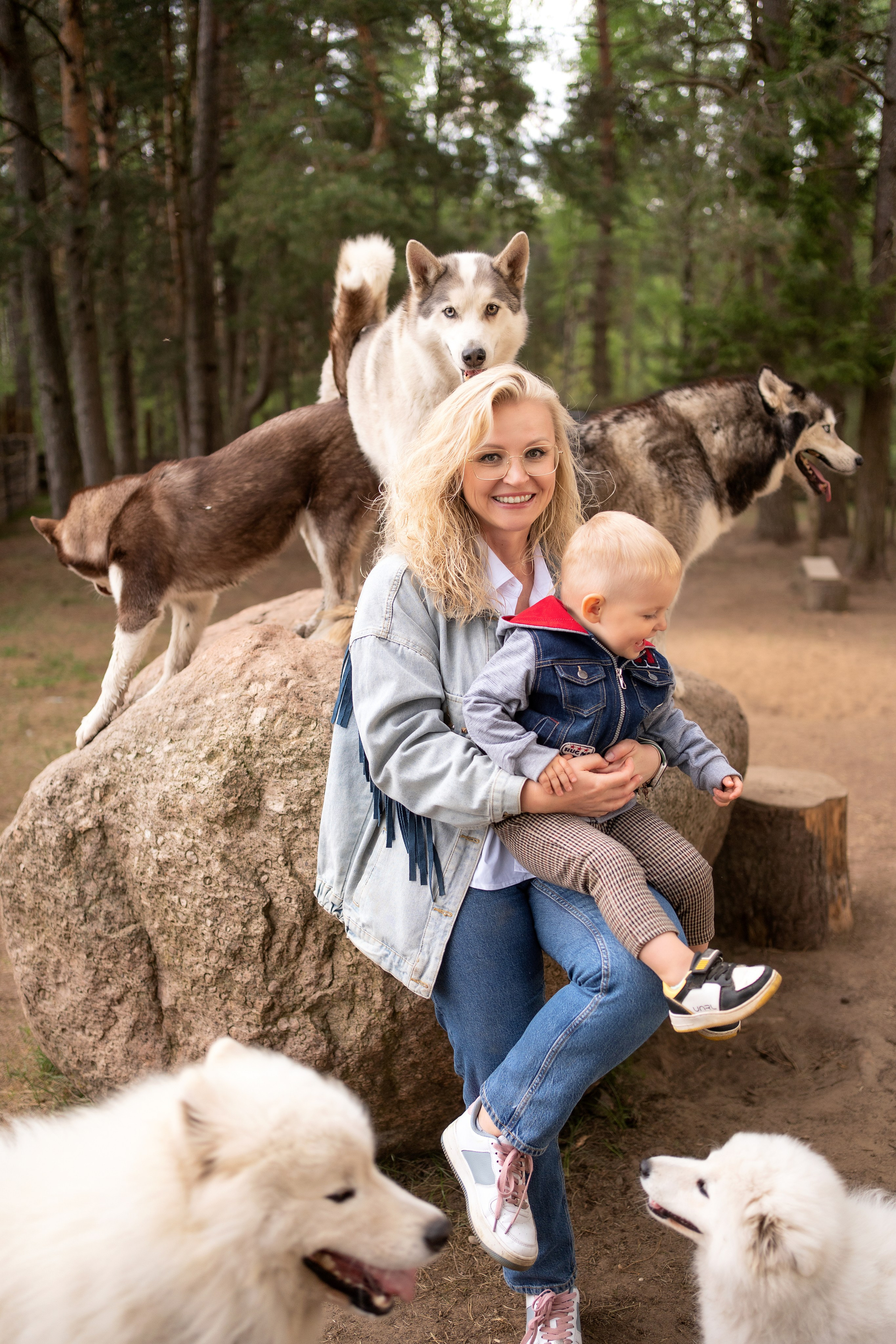 Хаски парк. Семейный и свадебный фотограф Минск, Беларусь Анна Орловская