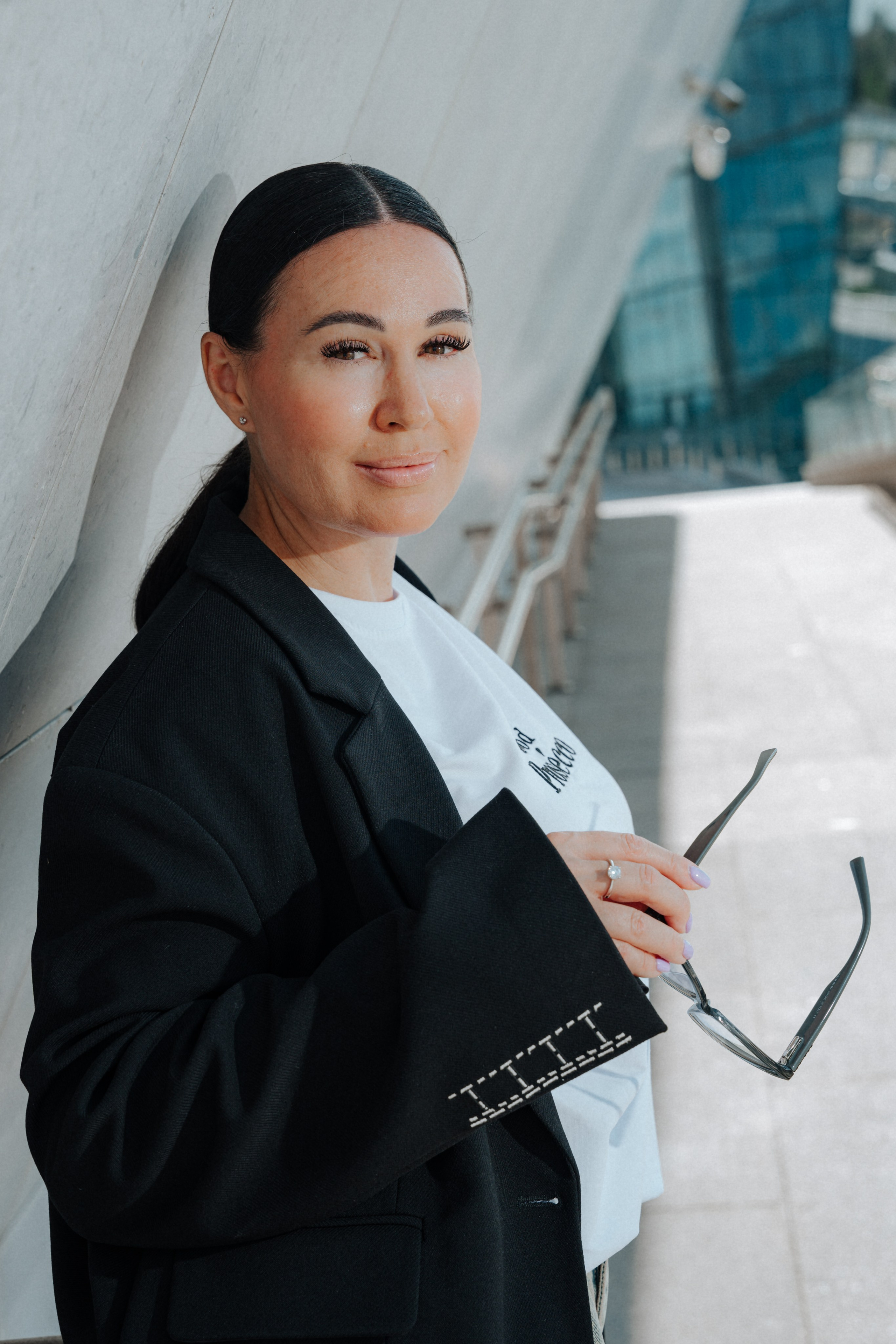 Елена. Лахта центр. Портретный фотограф в Санкт-Петербурге Дмитриева Наталия