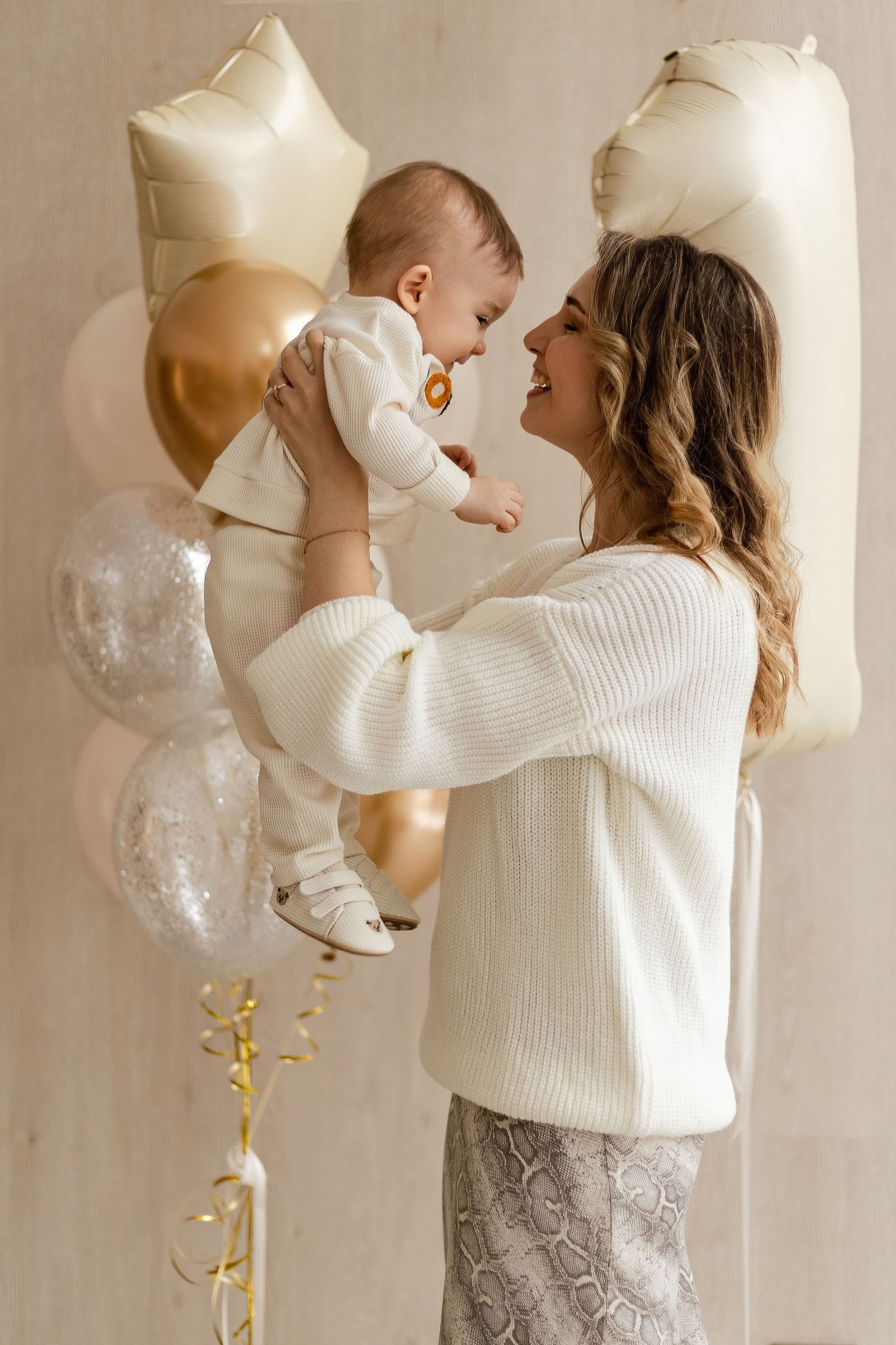 Семейные фото на годиках. Фотограф новорожденных Серпухов, Протвино, Москва I Марина Бурмистрова