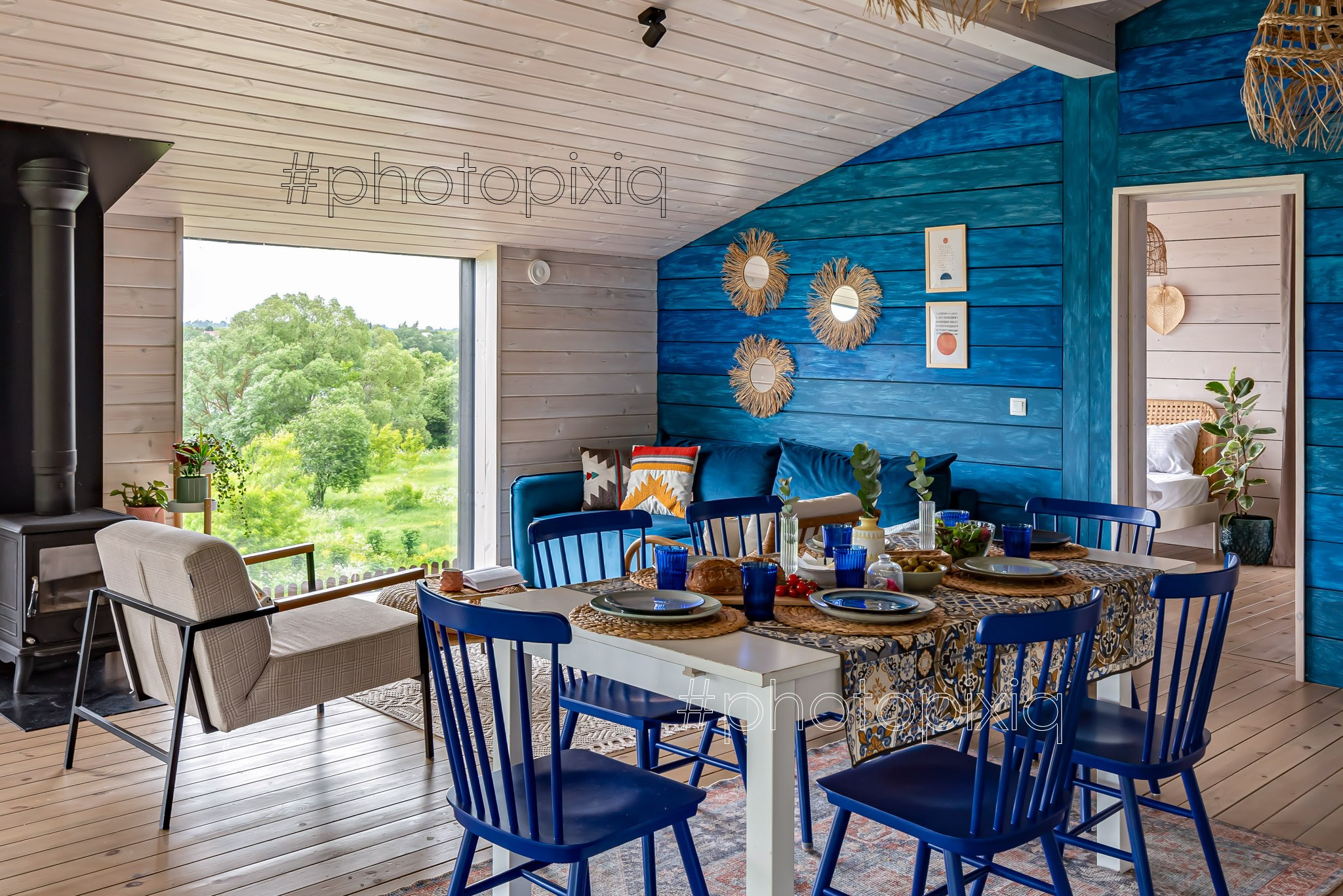 Съёмка загородного дома на Оке для аренды. Интерьерная съёмка и виртуальные туры — Интерьерный фотограф Кузнецов Сергей (photopixiq)