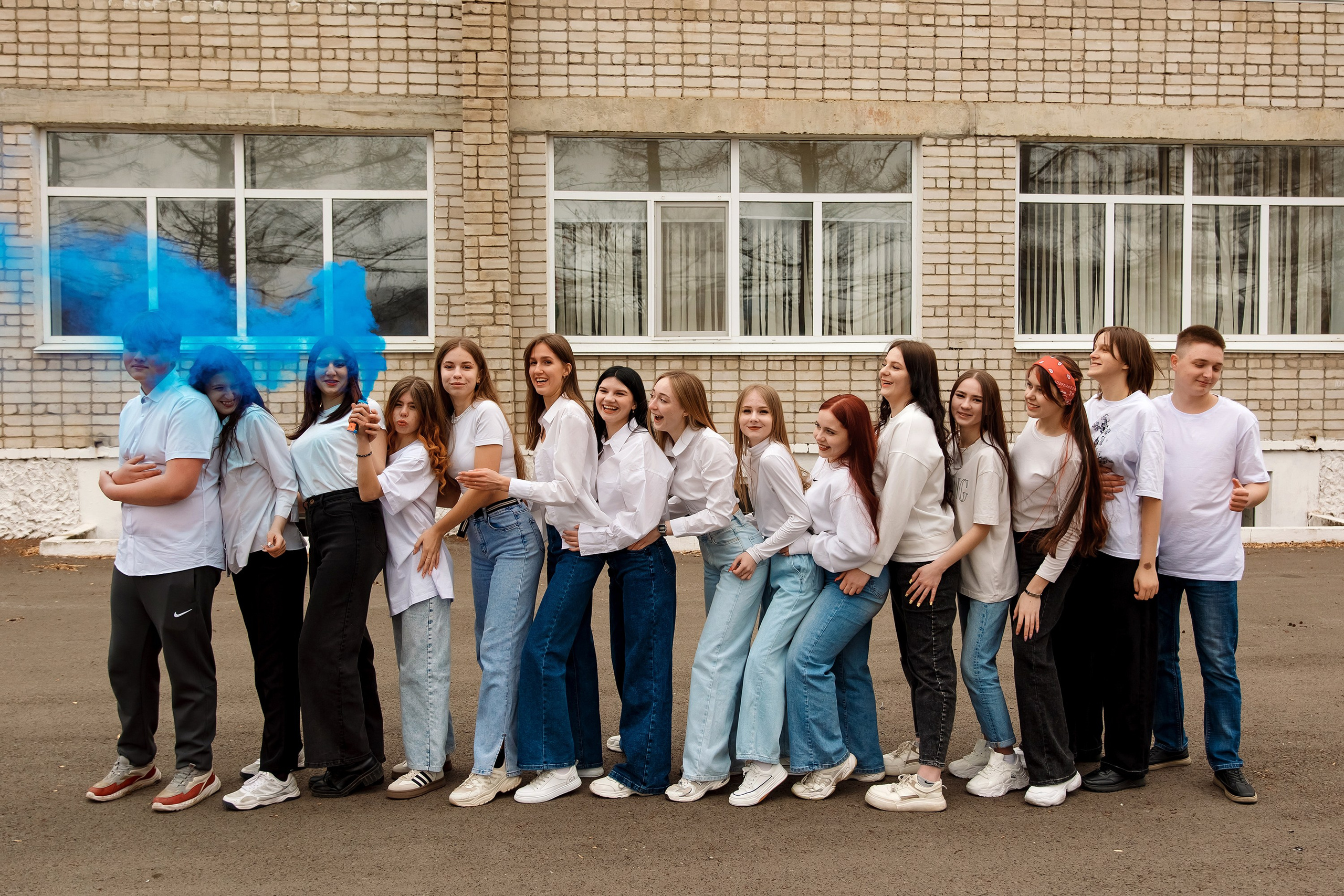 11 класс с. Барабаш. Фотограф Любовь Корниенко, Примоский край