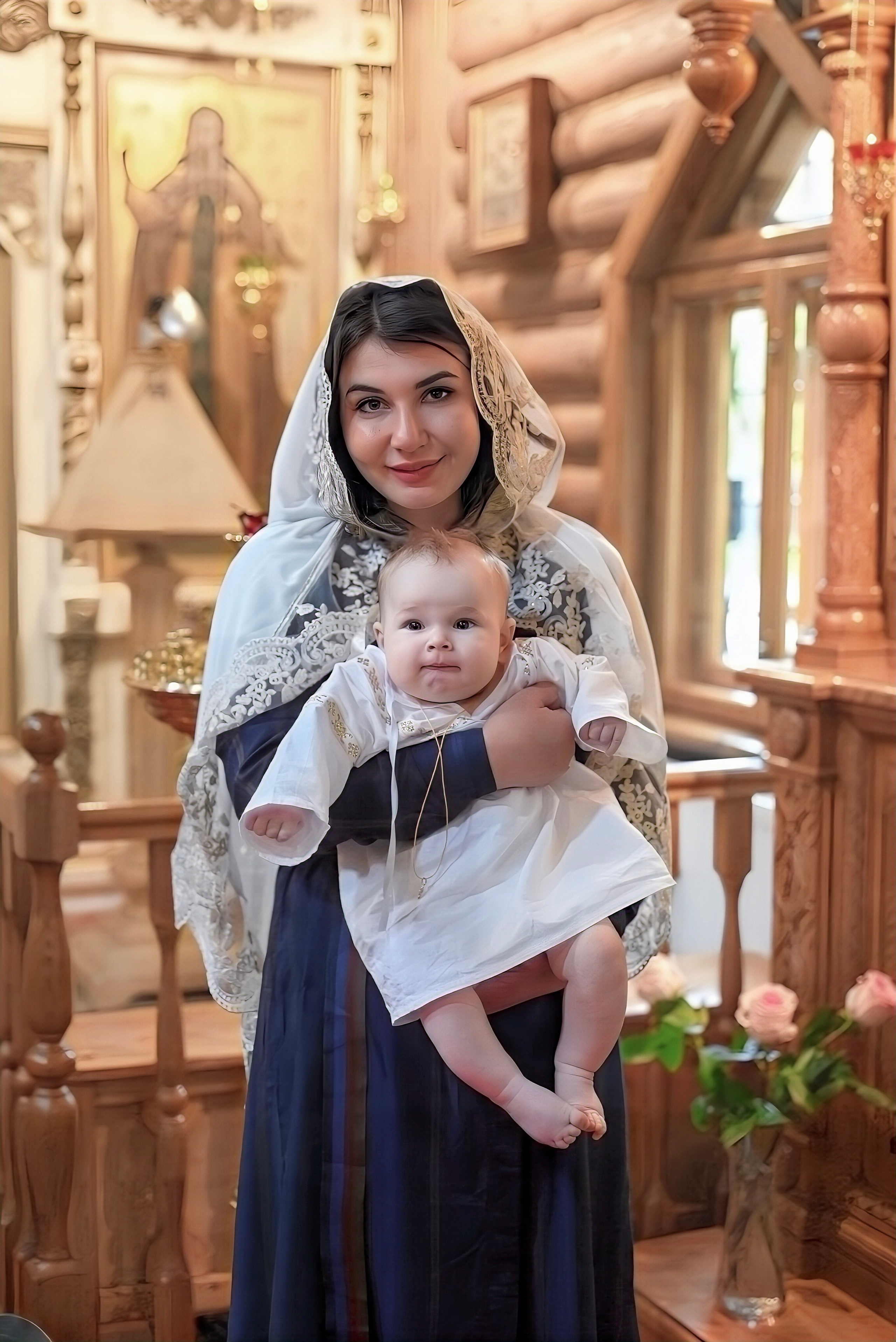 Крещение Чертаново мама Жанна. Семейный и детский фотограф Москва