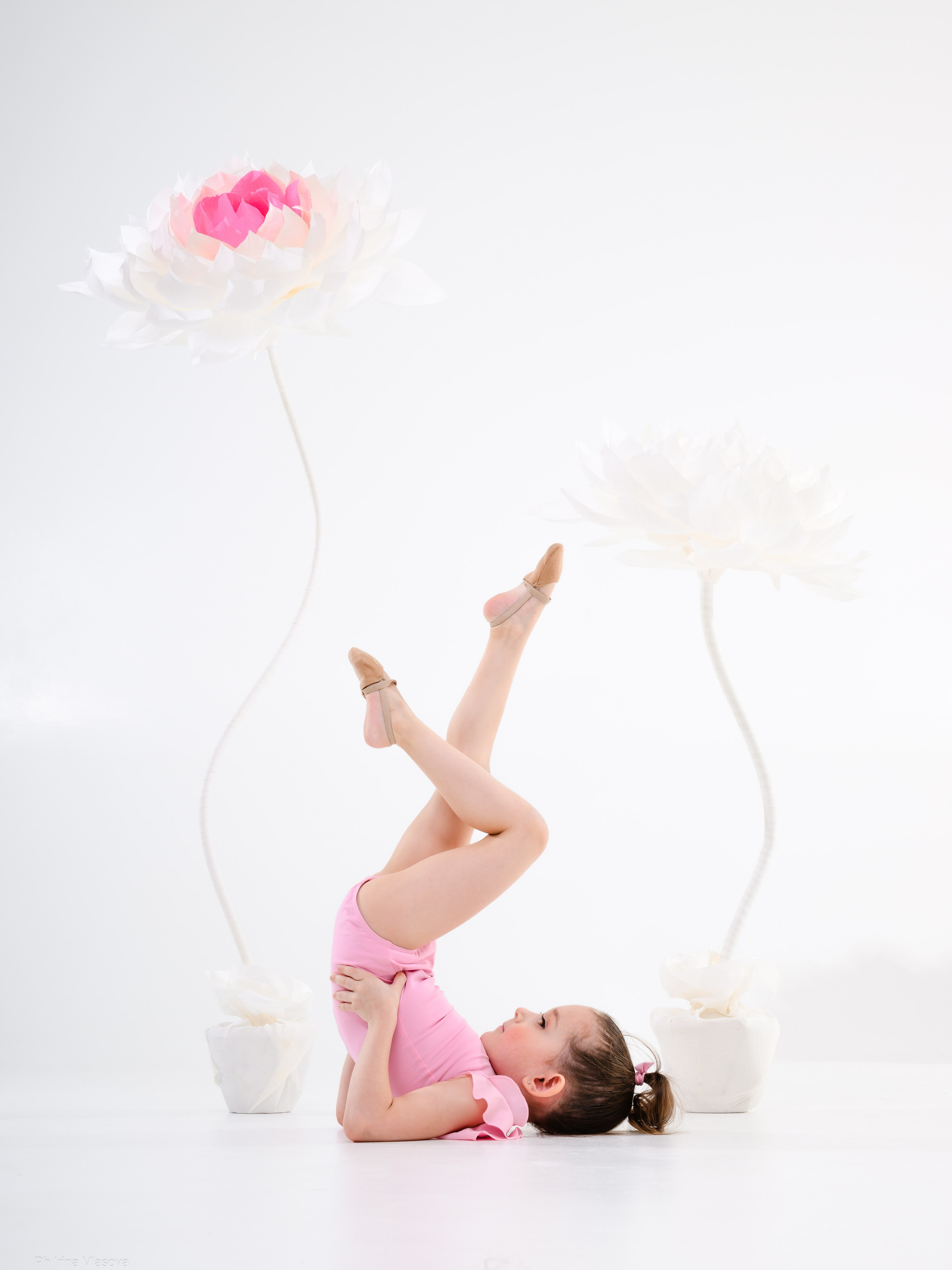 спортивная фотосессия для гимнасток