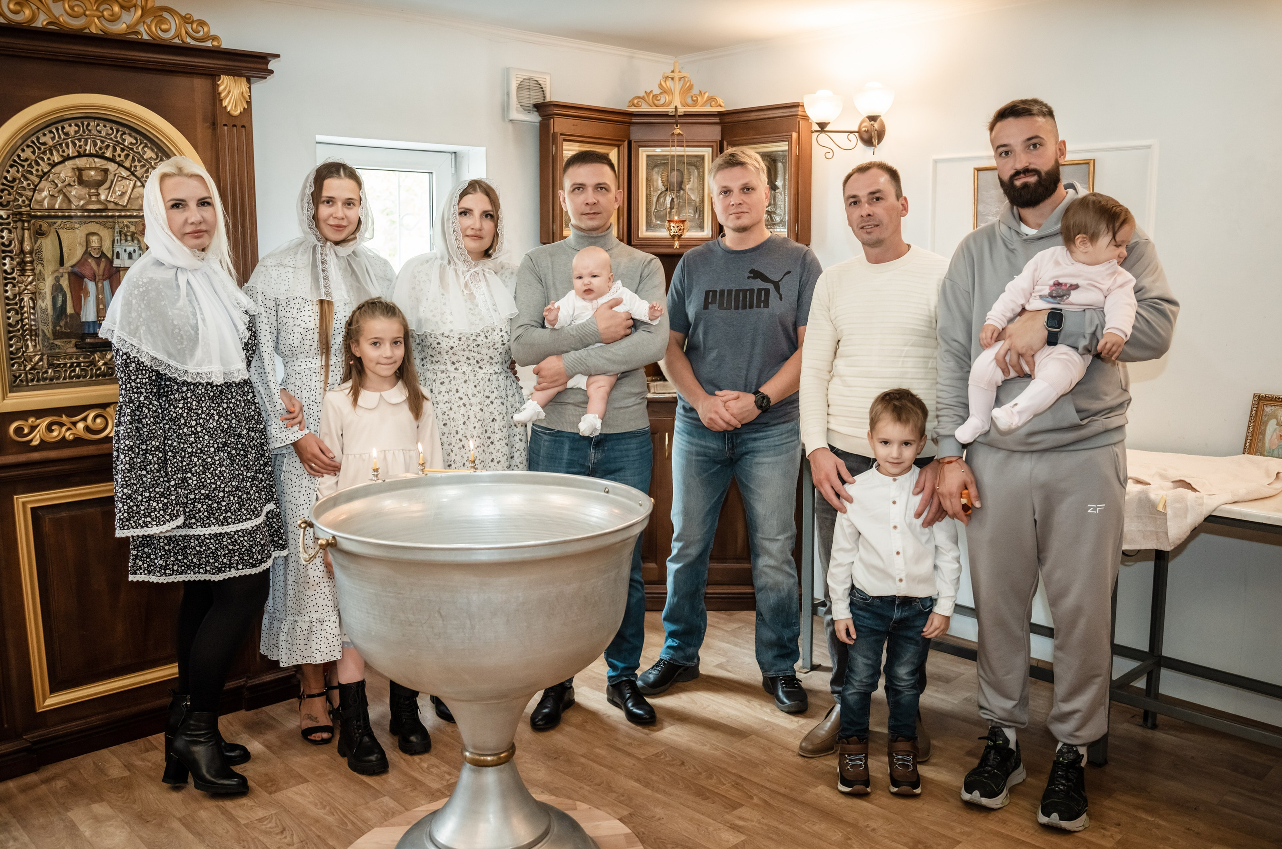 Крещение Анны в хаме Дмитрия Солунского. Фотограф на Крещение Тула и Венчание в Туле, детский и семейный фотограф