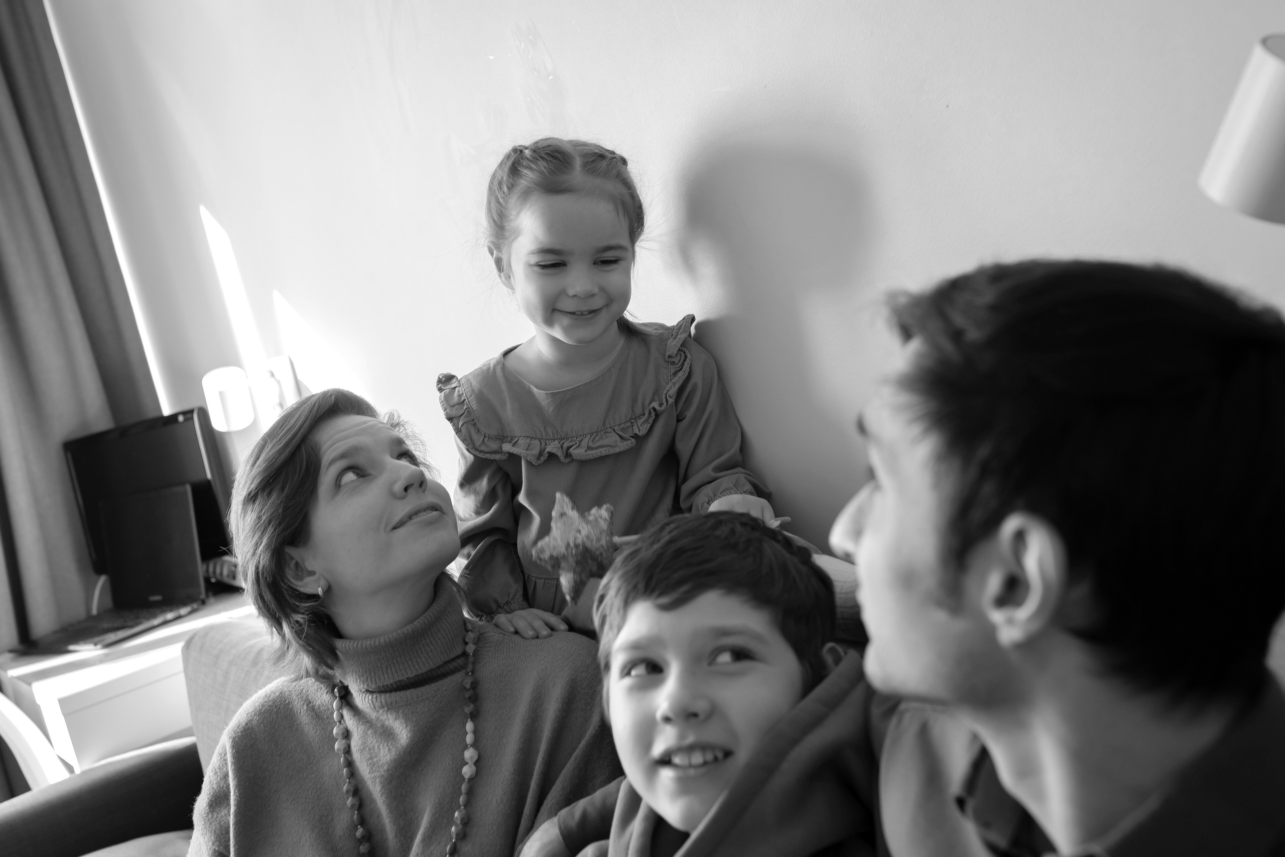 Александра, Максим, Евгений и Ксюша. Семейный и детский фотограф в Москве Дорогова Екатерина