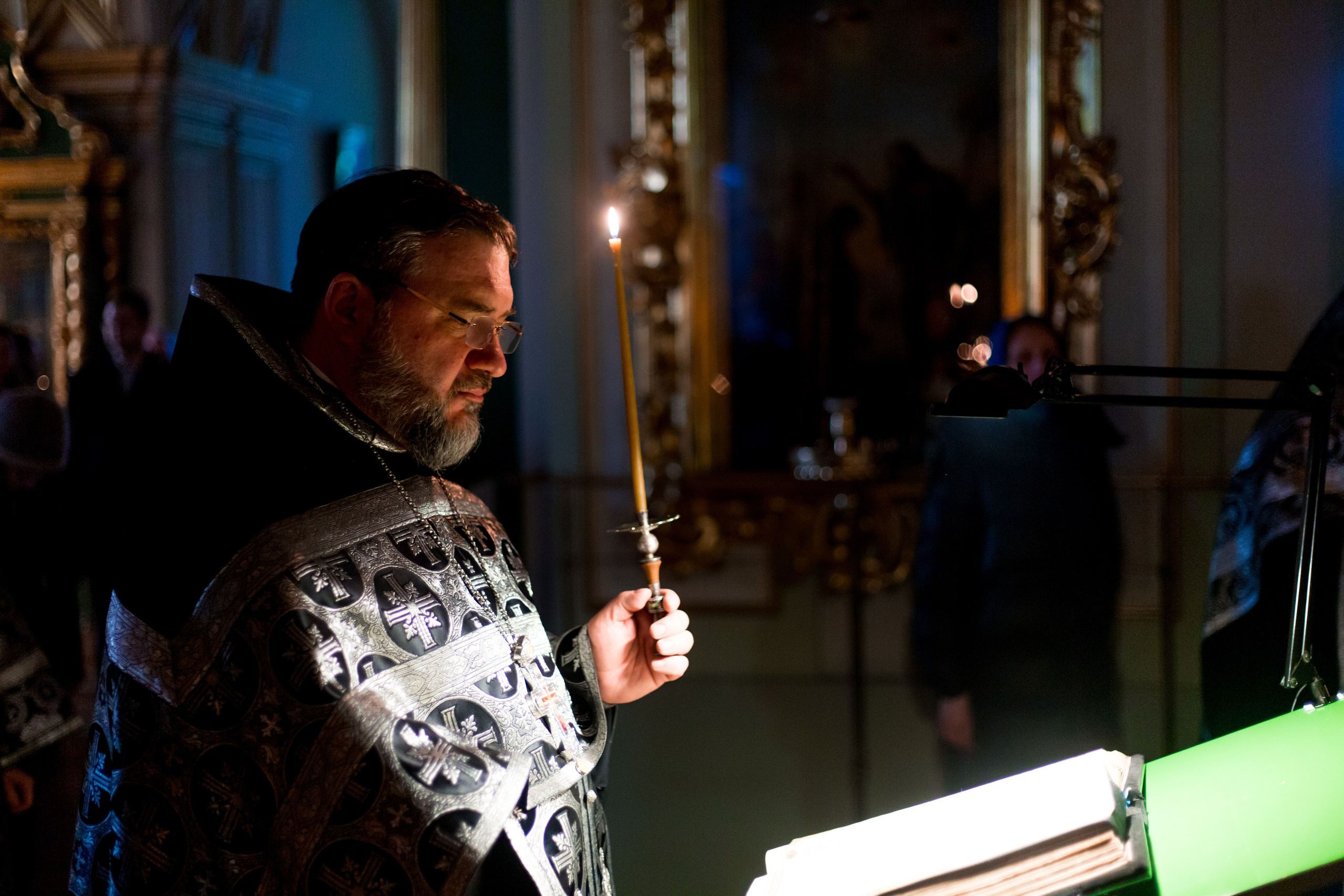 Великая вечерня с чином Пассии. НИКОЛО-БОГОЯВЛЕНСКИЙ МОРСКОЙ СОБОР