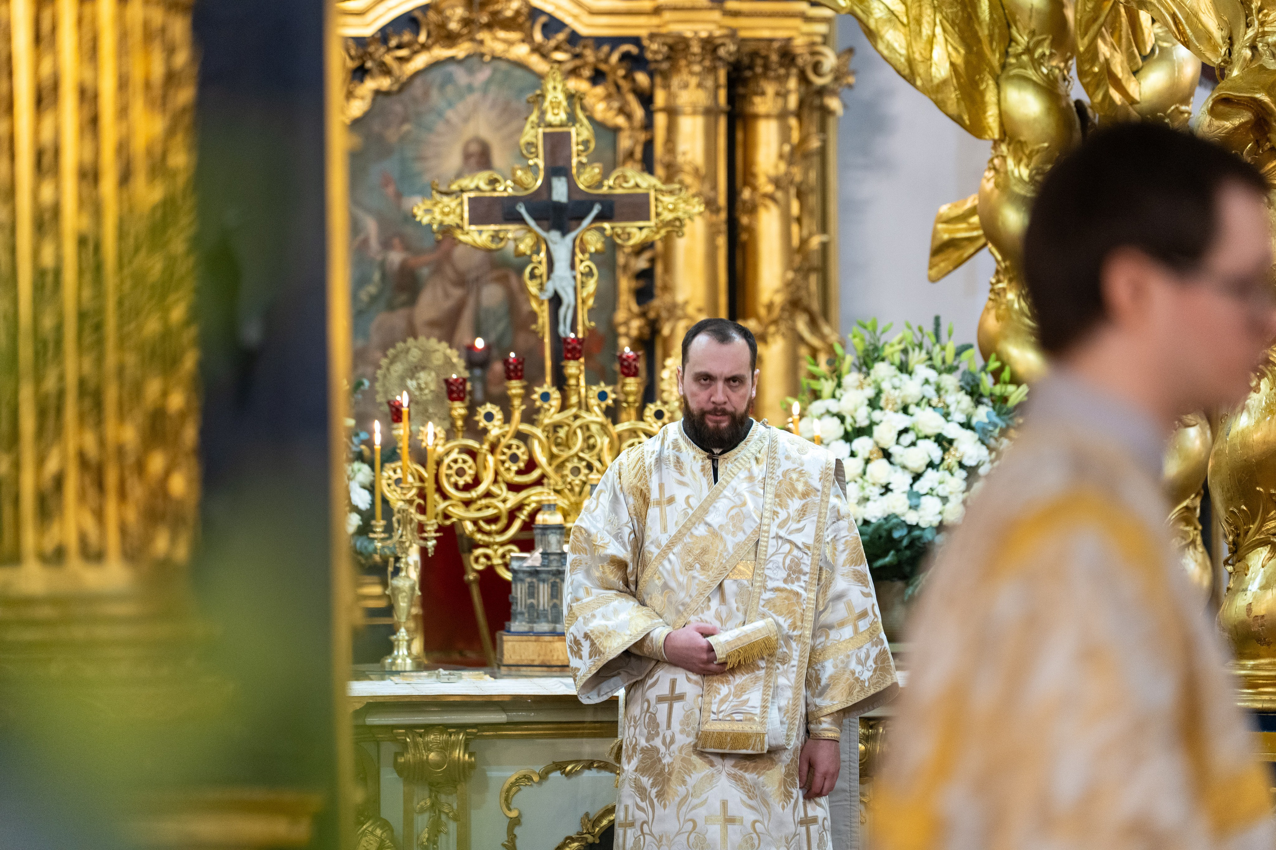 Праздничное бдение в Николо-Богоявленском морском соборе. НИКОЛО-БОГОЯВЛЕНСКИЙ МОРСКОЙ СОБОР