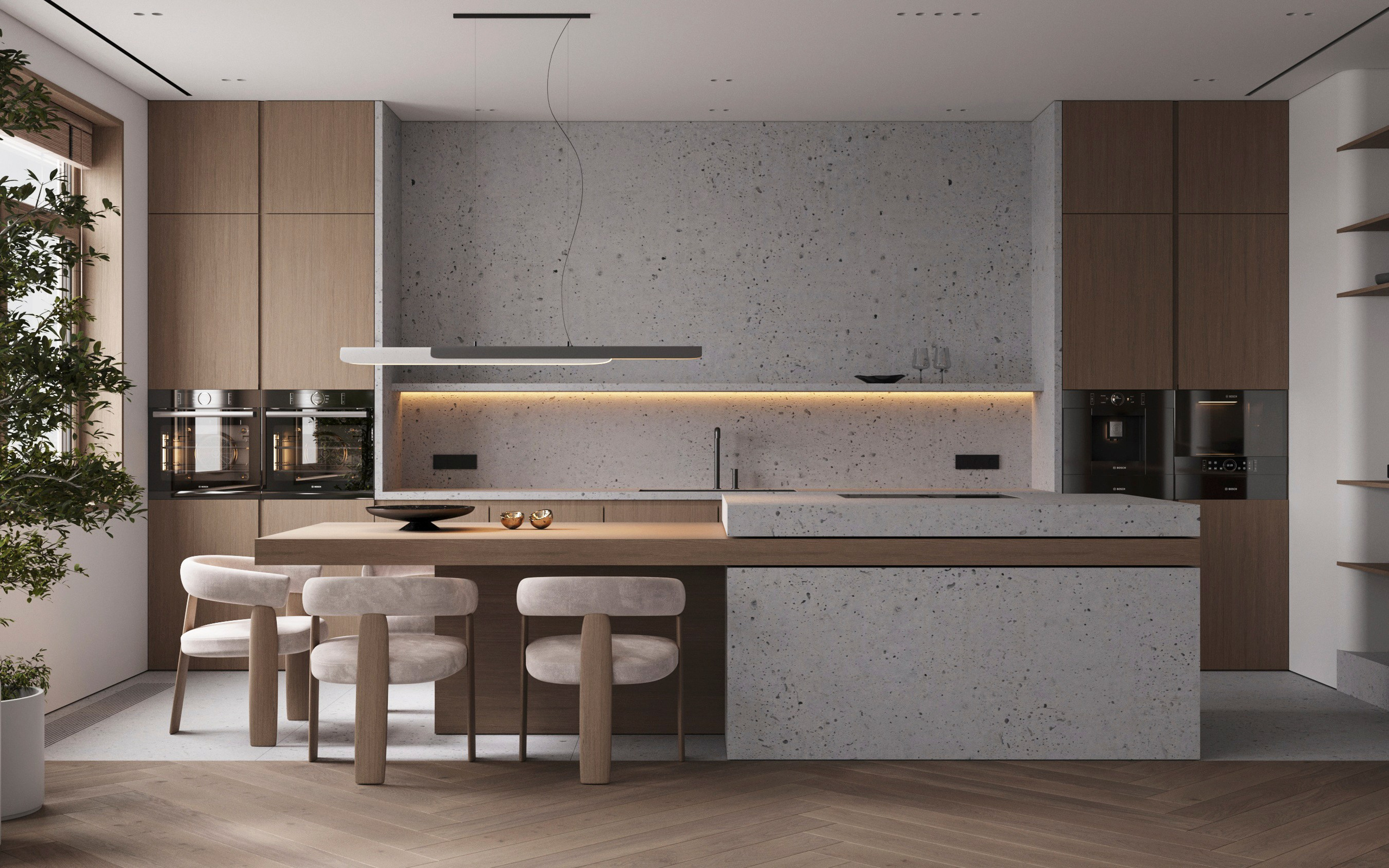 Кухня-гостиная. Kindhard-design