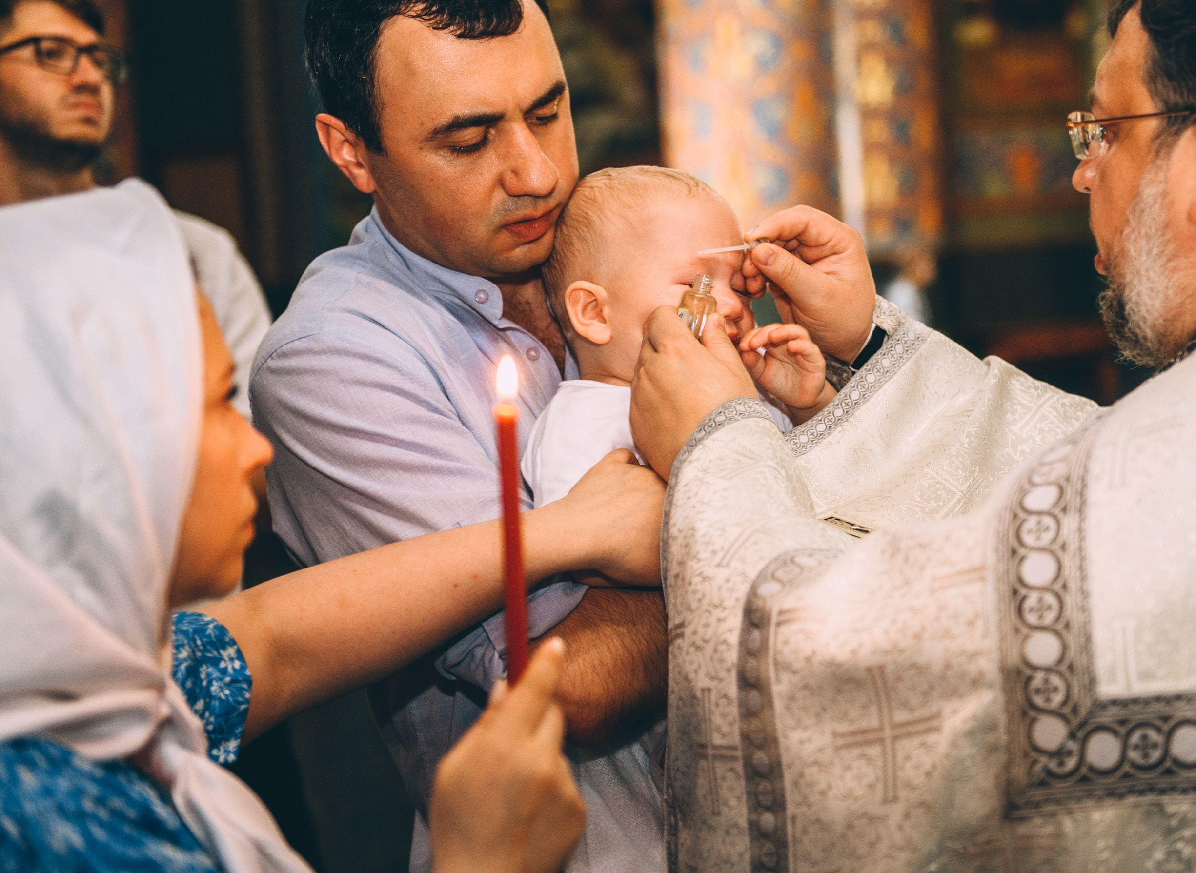 Крещение в храме Нерукотворного Образа Христа Спасителя. Свадебный и семейный фотограф София Невская
