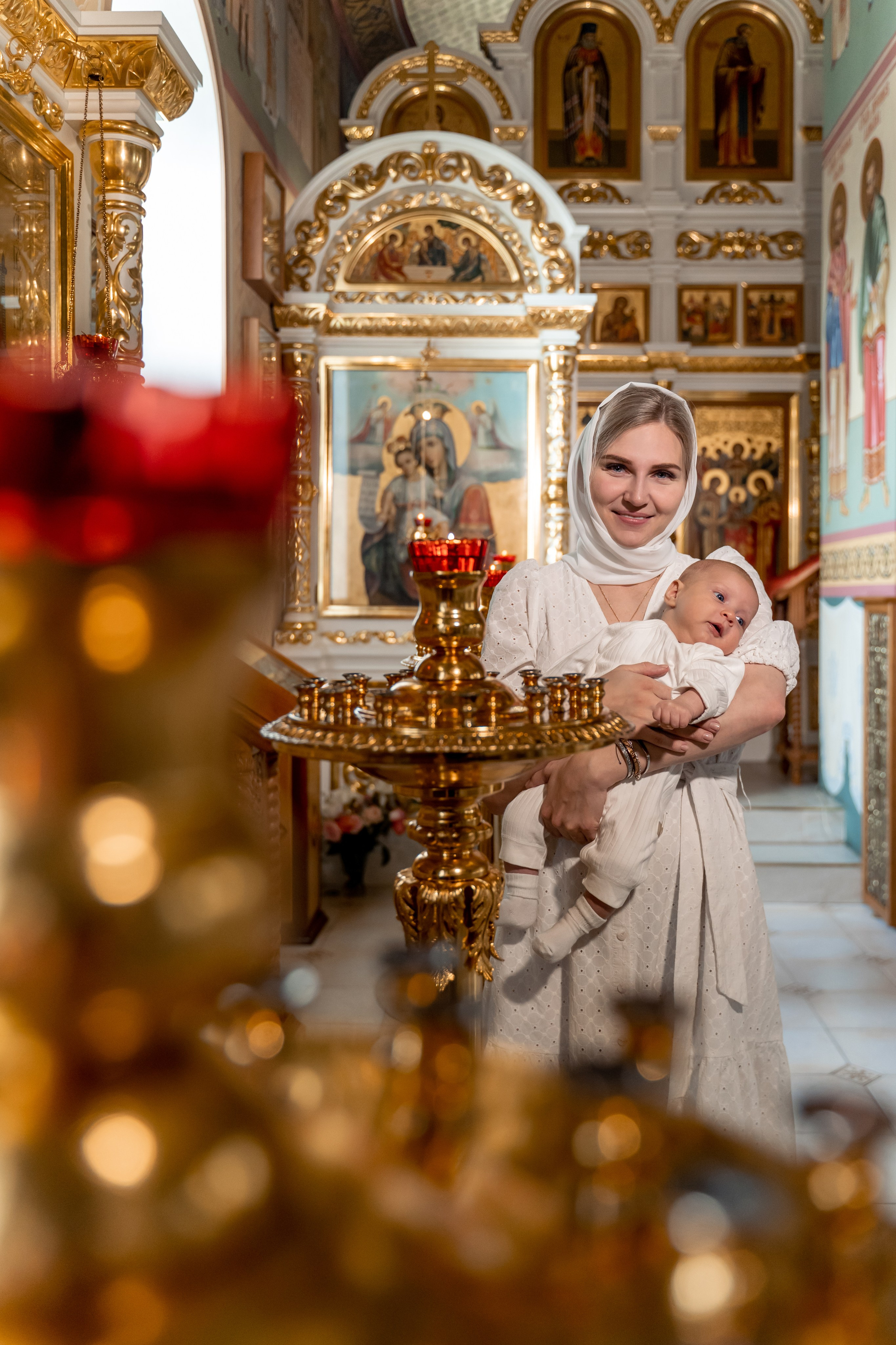 Крещение в храме Александра Невского Видное. Фотограф \ Видеограф на Крещение, Венчание Москва| Семейные съемки