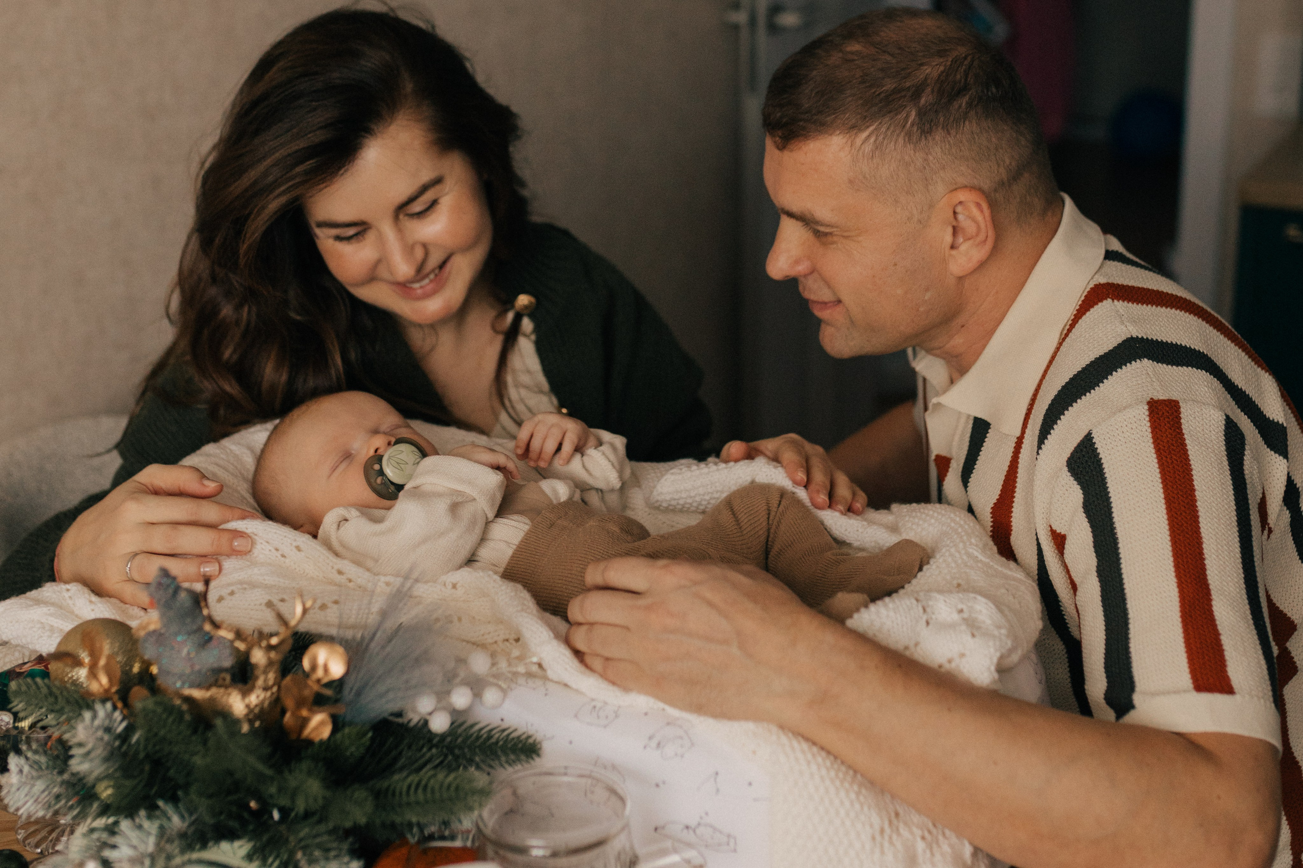 Первое Рождество Ярослава. Семейный фотограф в Новороссийске и Анапе Александра Яковлева