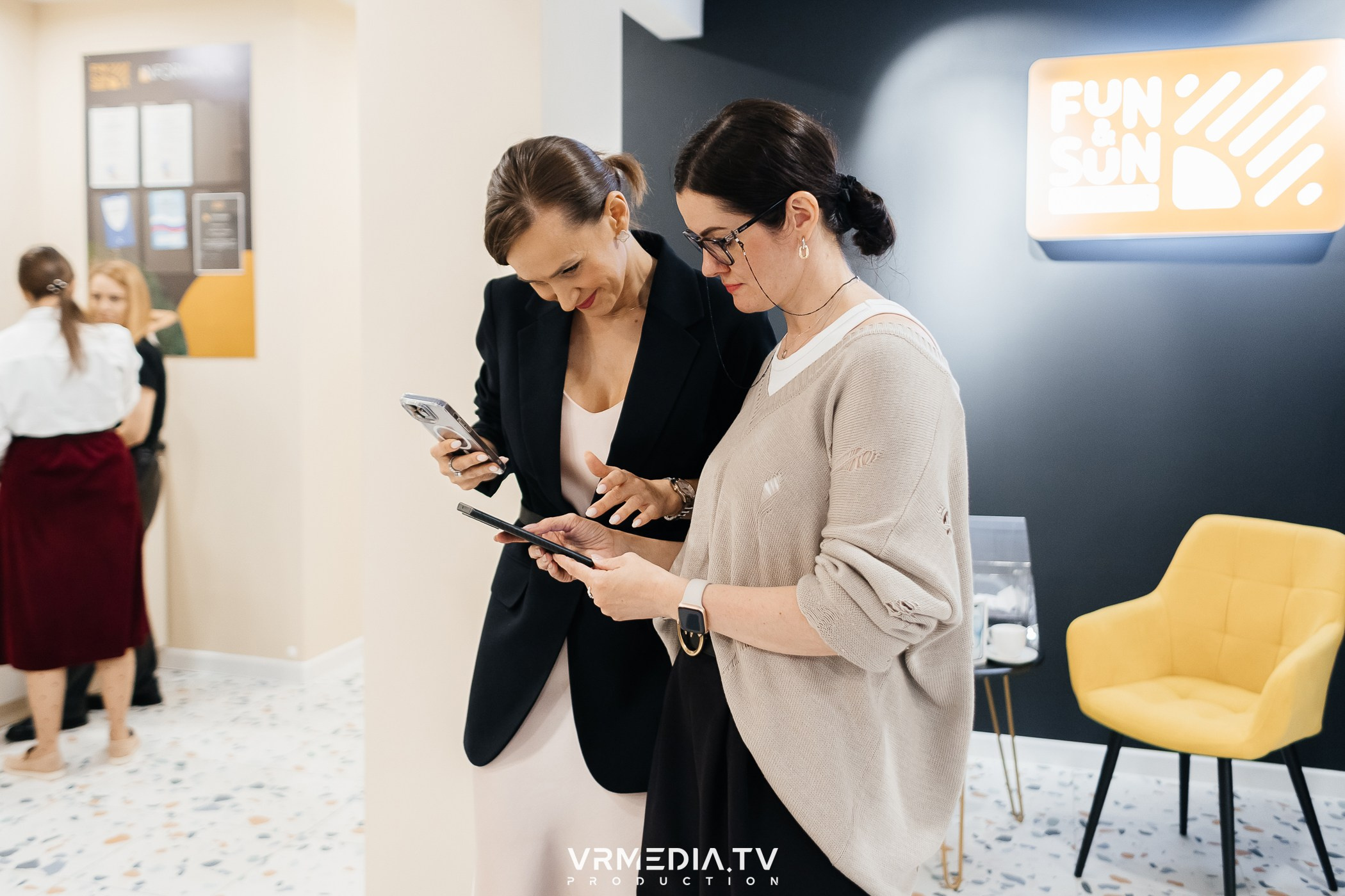 Business travel brunch