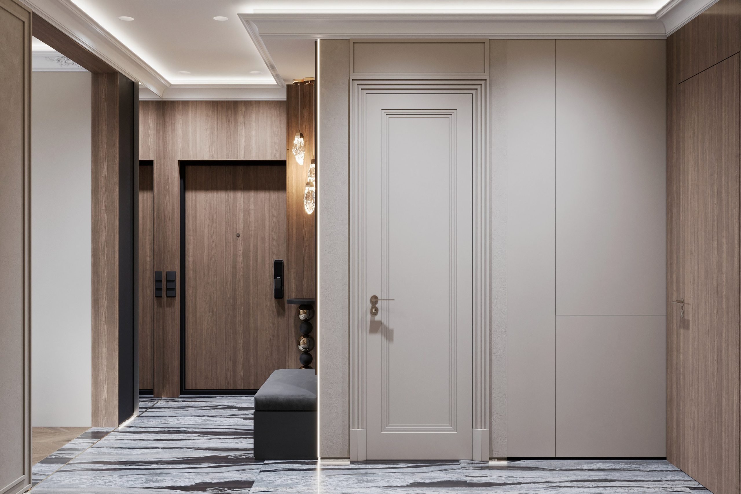 Квартира 142 м². Дизайнер интерьера Малюгина Ксения Санкт-Петербург