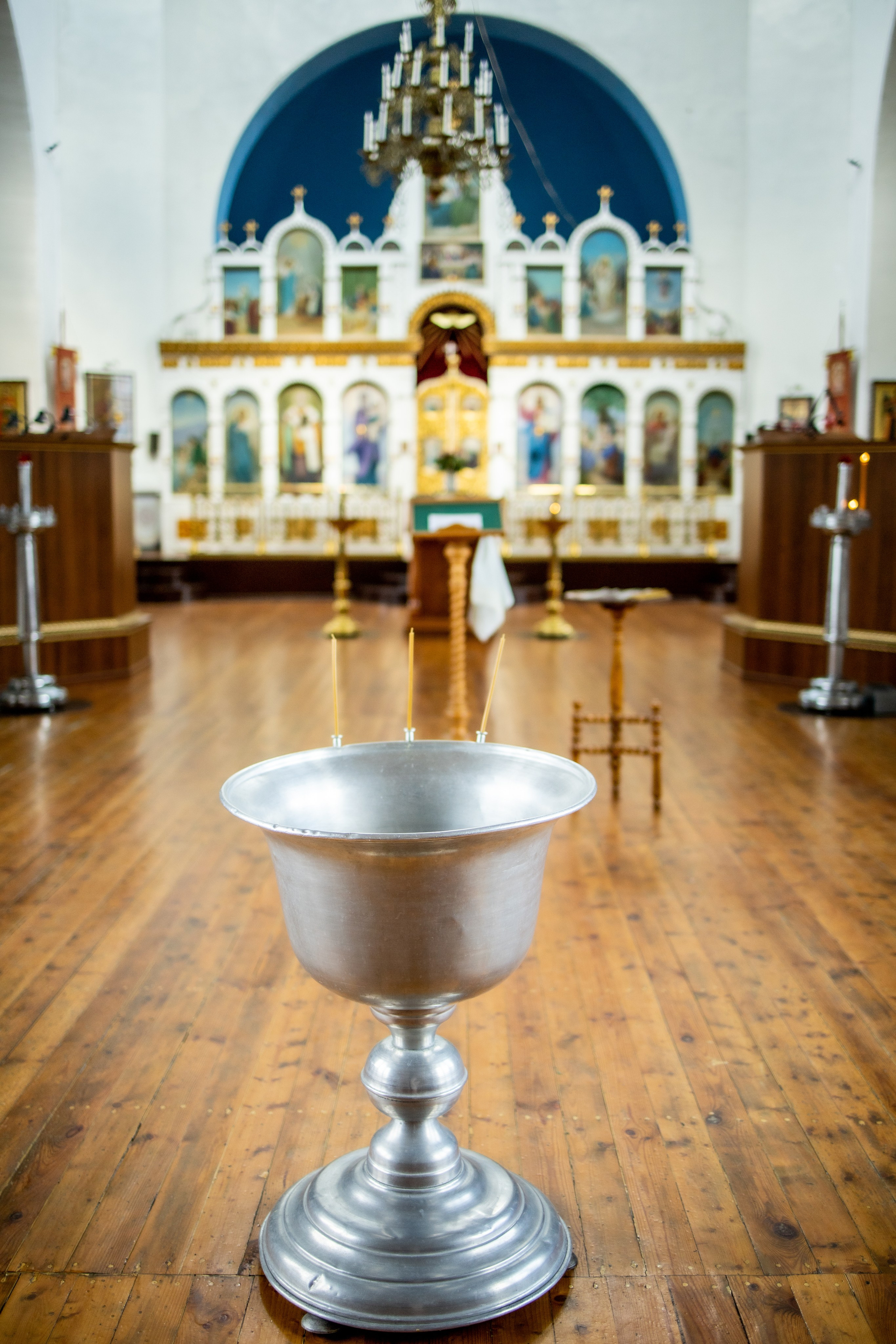 Таинство Крещения Евы, Арины и Дарьи. Фотограф Надежда Лукьянова