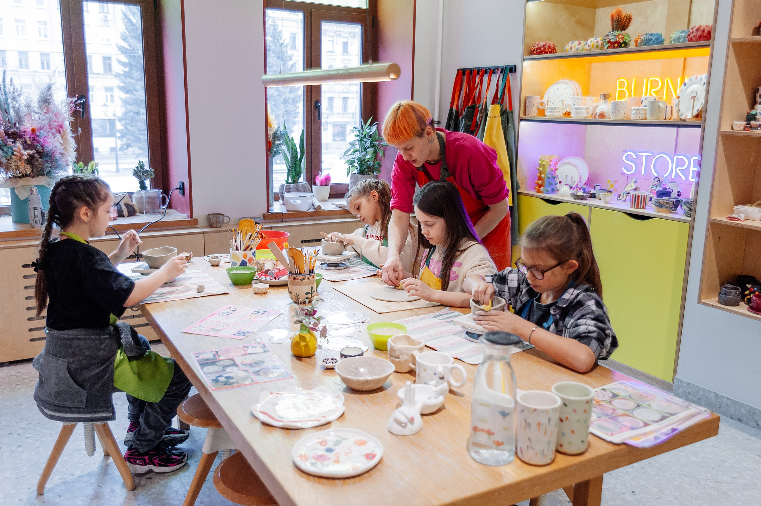 День в гончарной студии «Burning Clay». Свадебный и репортажный фотограф СПб