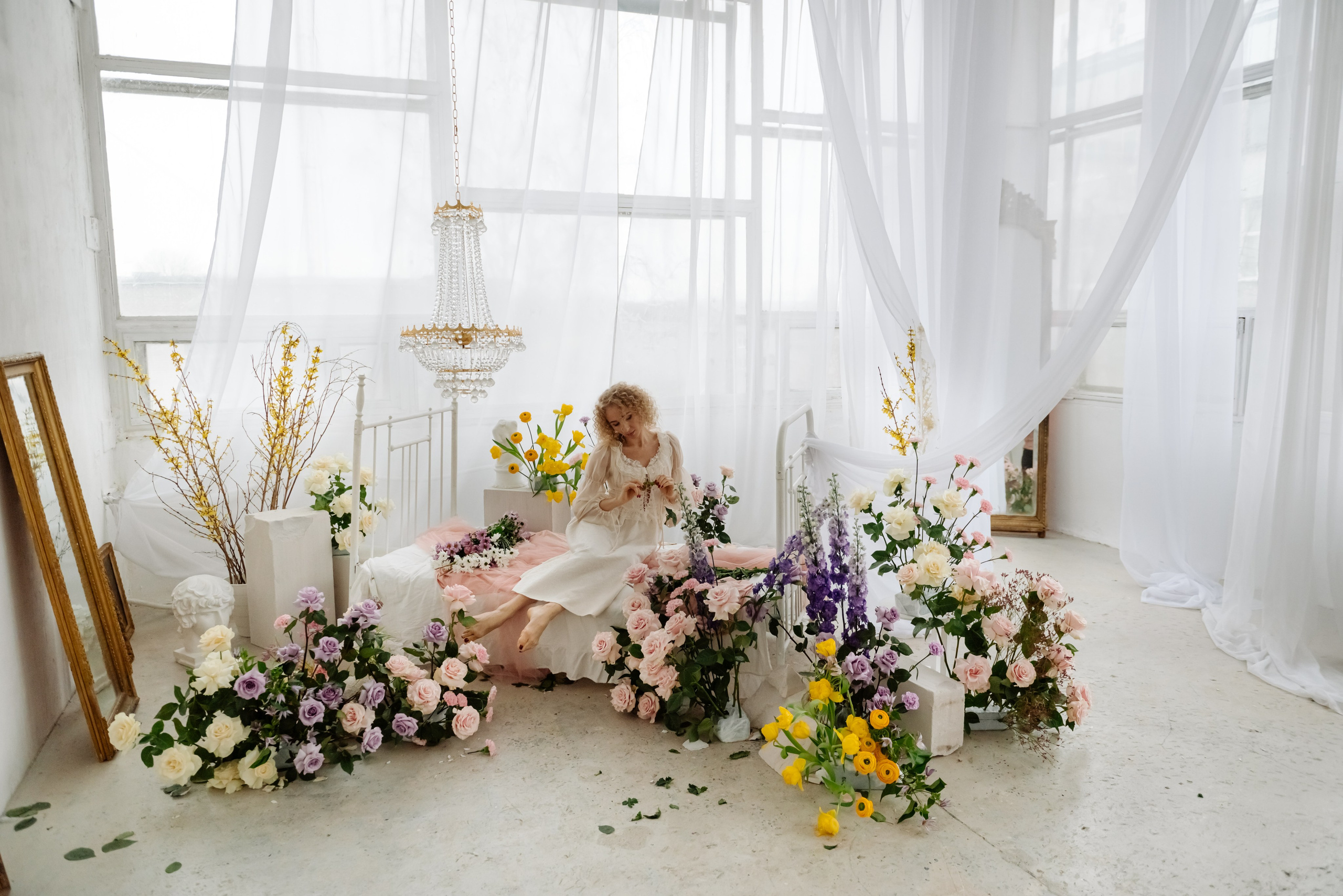 Индивидуальная. Цветочное настроение. Свадебный и сеейный фотограф в Санкт-Петербурге Елена Худякова