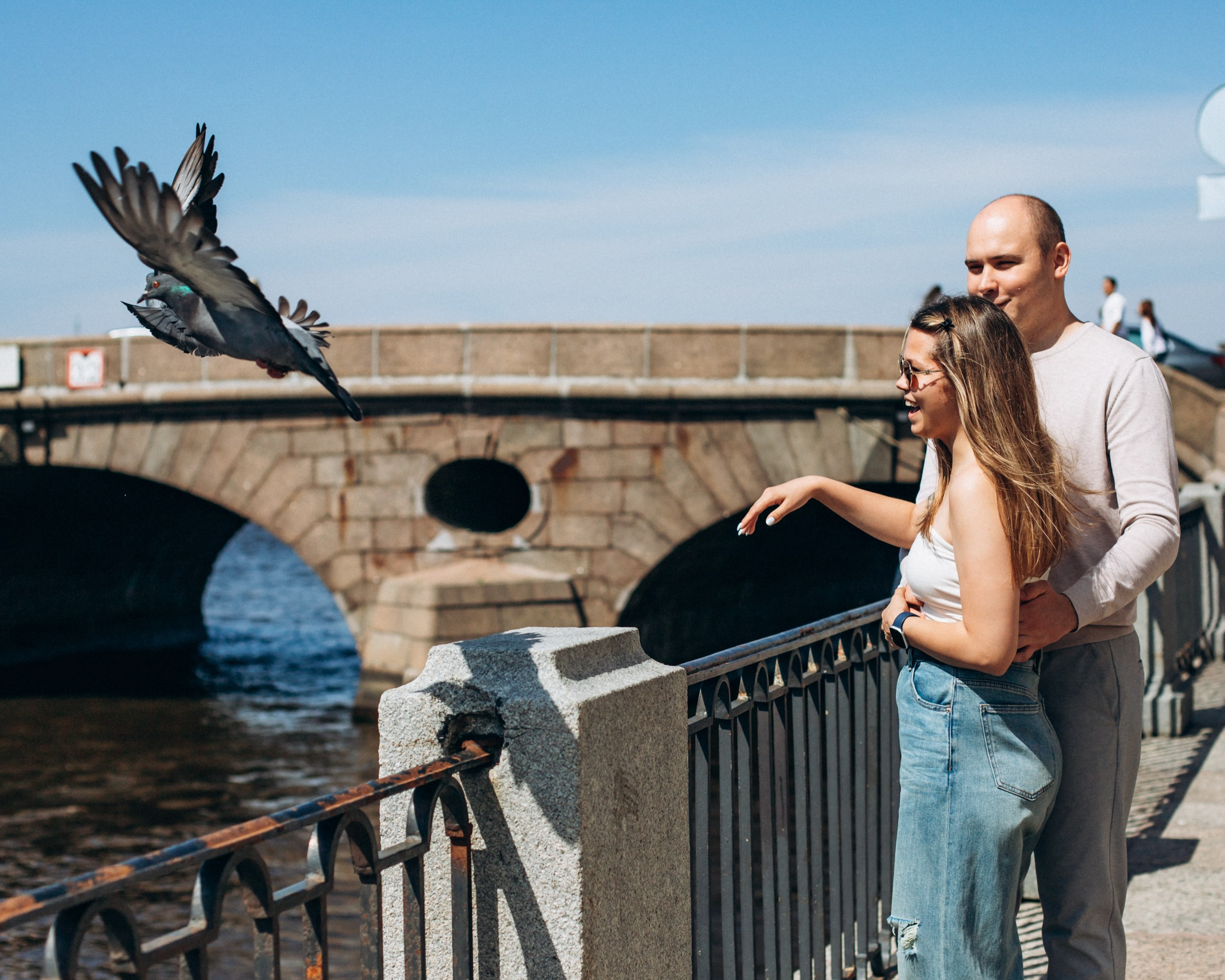 Никита и Надежда в июле. Фотопрогулка в Петербурге. Индивидуальный и семейный фотограф в Санкт-Петербурге