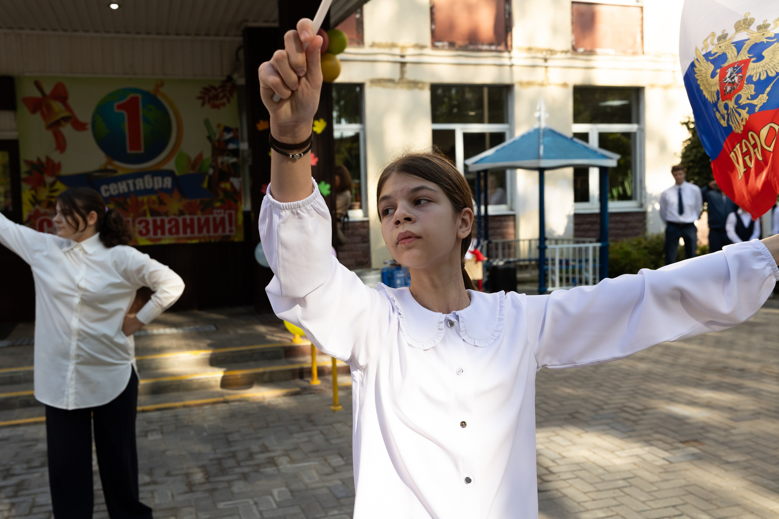 Линейка 1 сентября. Профессиональный Фотограф в Москве Андрей Славнов
