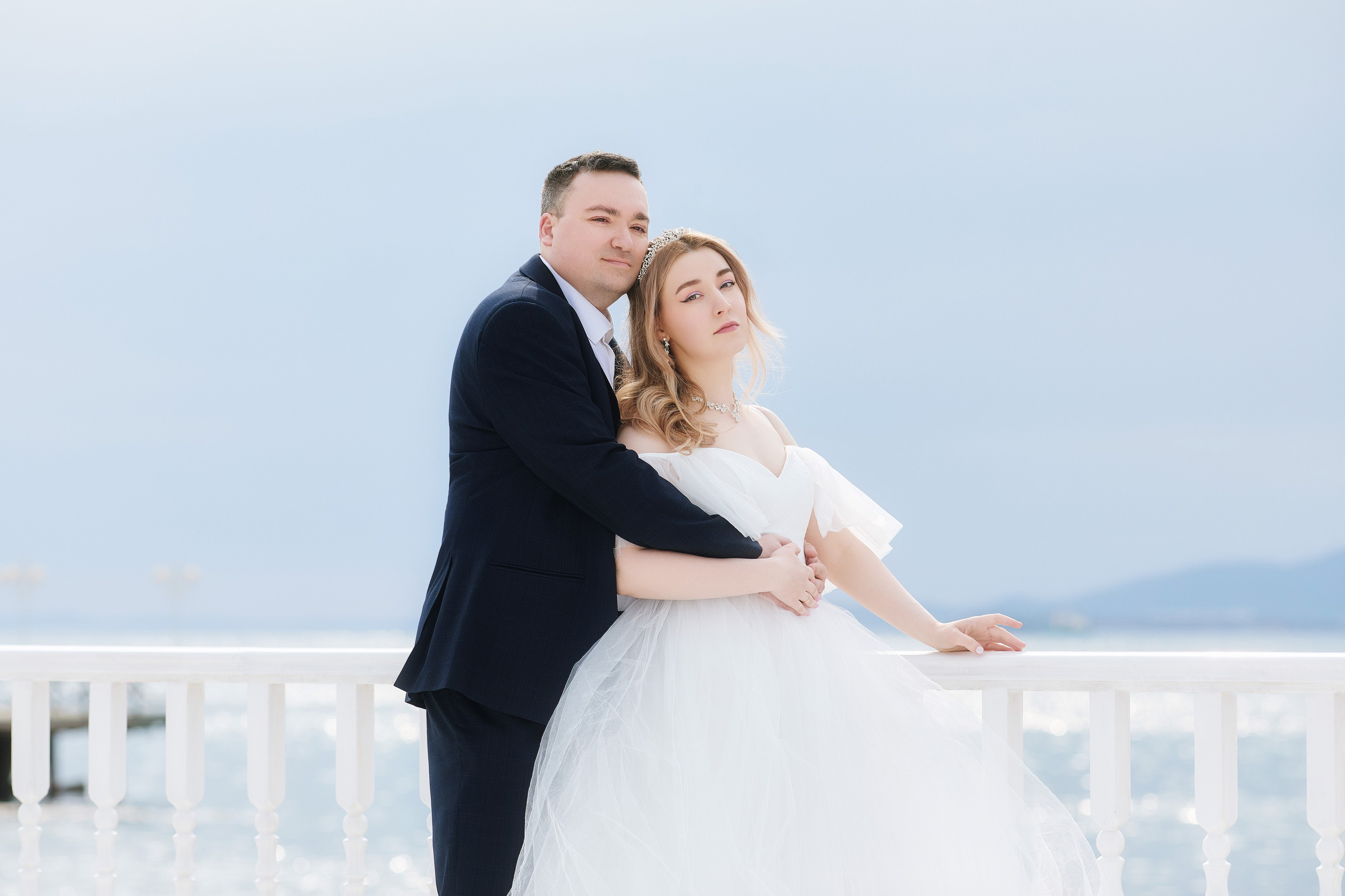 Романтическая love story фотосессия на пирсе у моря в Находке