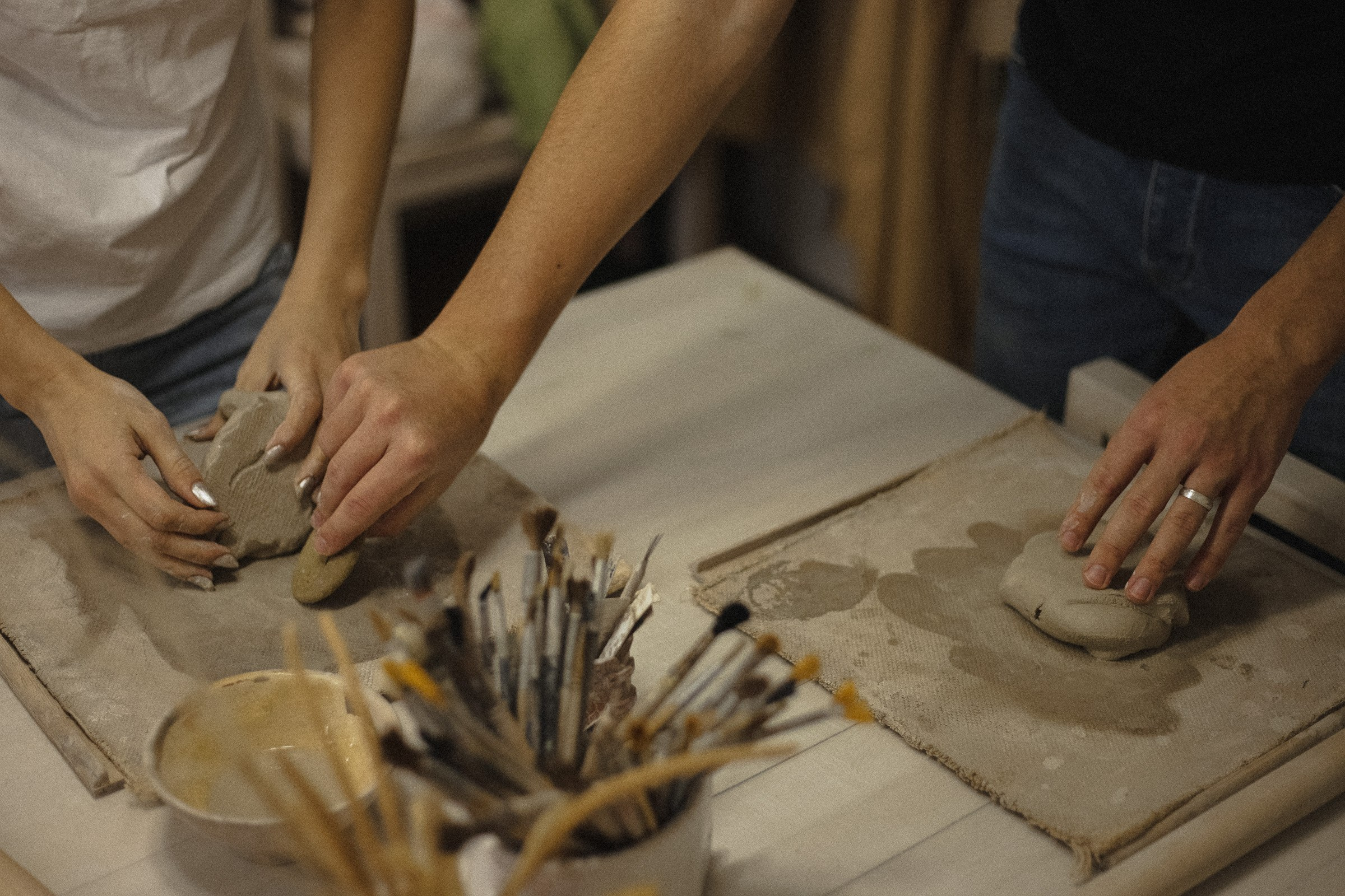 Парная фотосессия в гончарной мастерской. Семейный, love story, свадебный фотограф Анапа