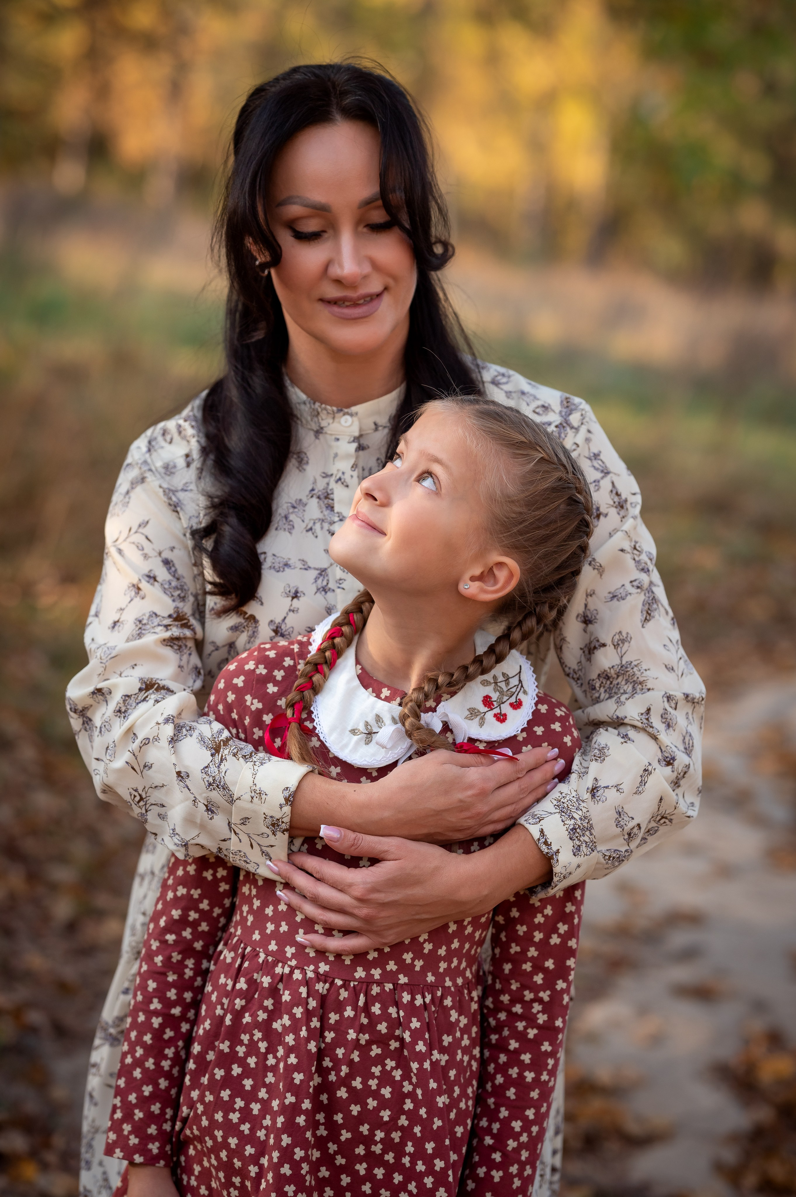 Самая красивая прогулка мамы и дочки. Фотограф новорождённых, семейный, школьный в городе Калуге Евгения