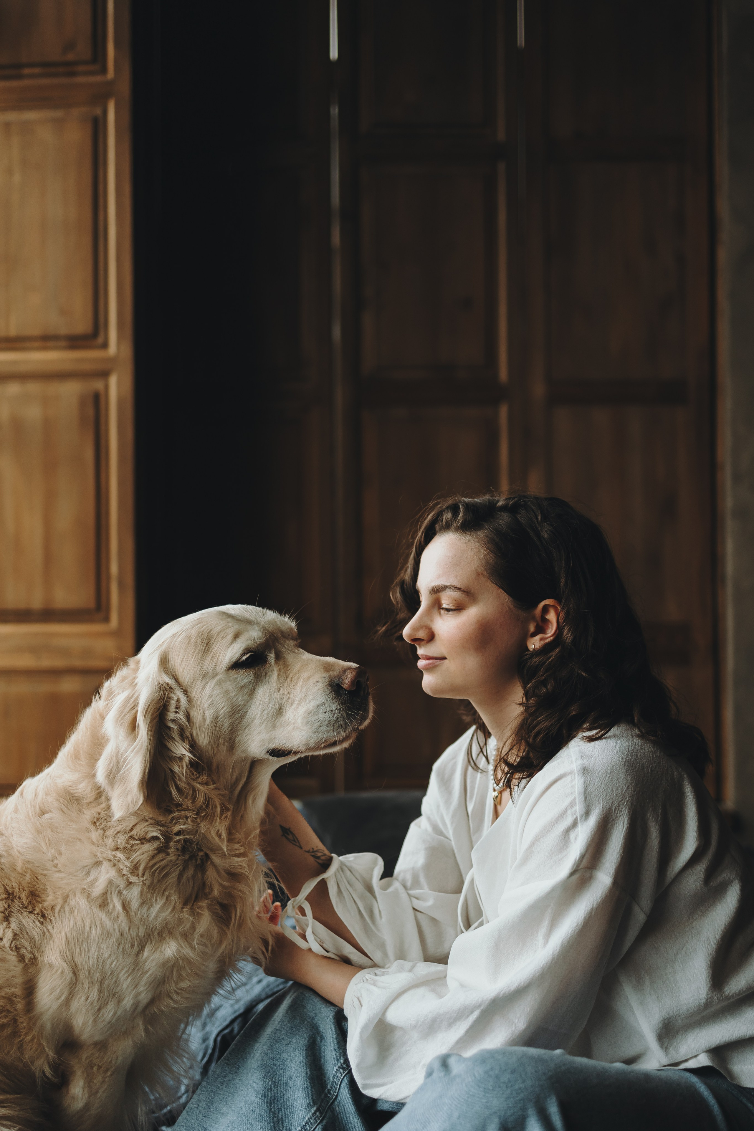 Настя, Арчи и Арагон. Фотограф-анималист в Санкт-Петербурге Алина Яхонт