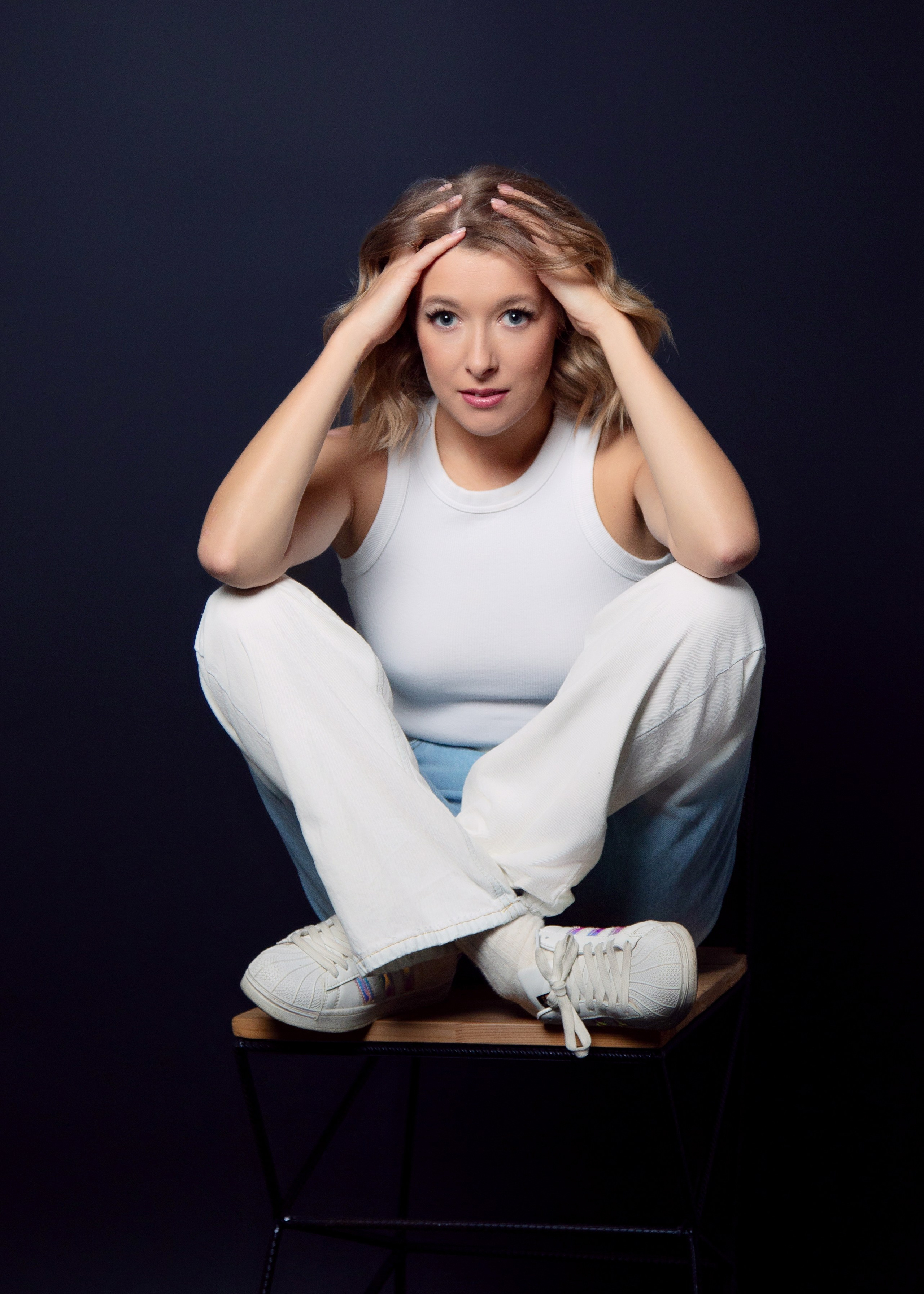 Женский портрет. Позирование. Фотосессия для тестов. Позирование. Фотограф Игорь Полозов