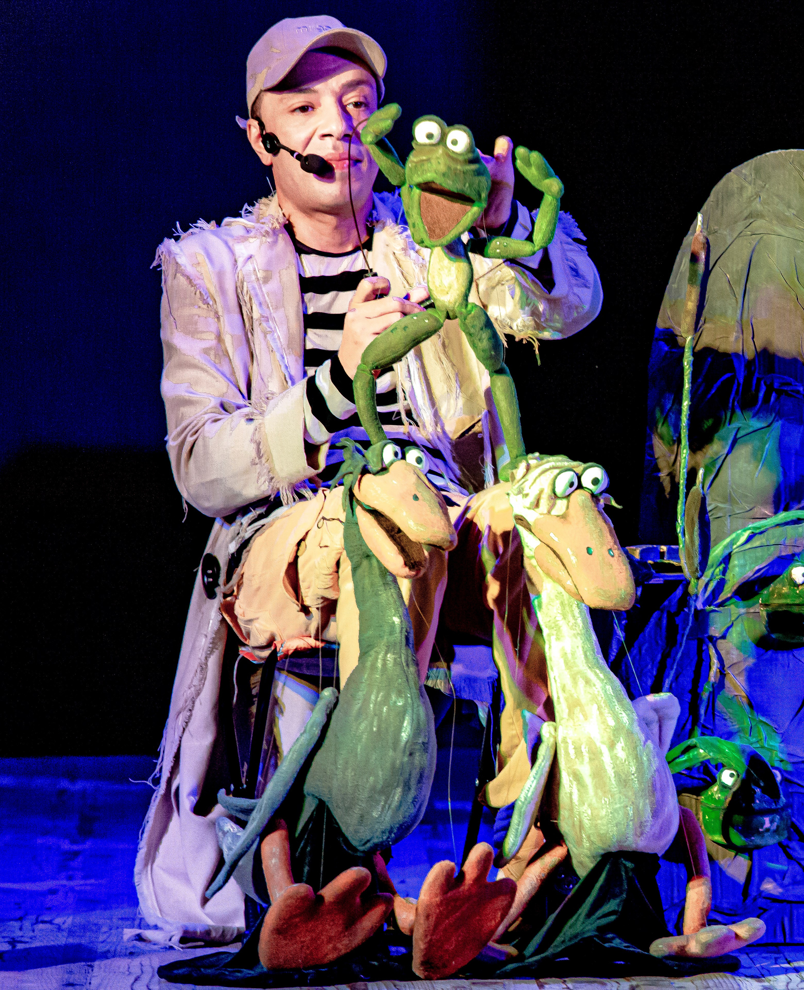 Спектакль театра Саквояж Лягушка путешествиница. Фотограф в Сочи Юрий Шептаев