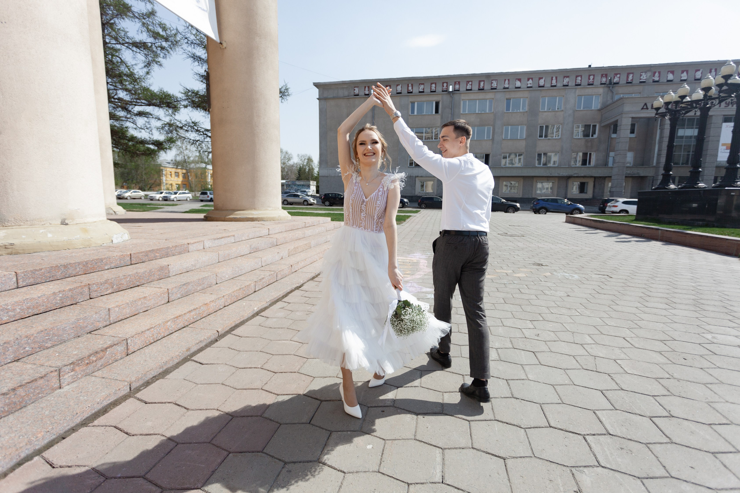 Веселая съемка в солнечный день. Свадебный и семейный фотограф в Новокузнецке Светлана Числова