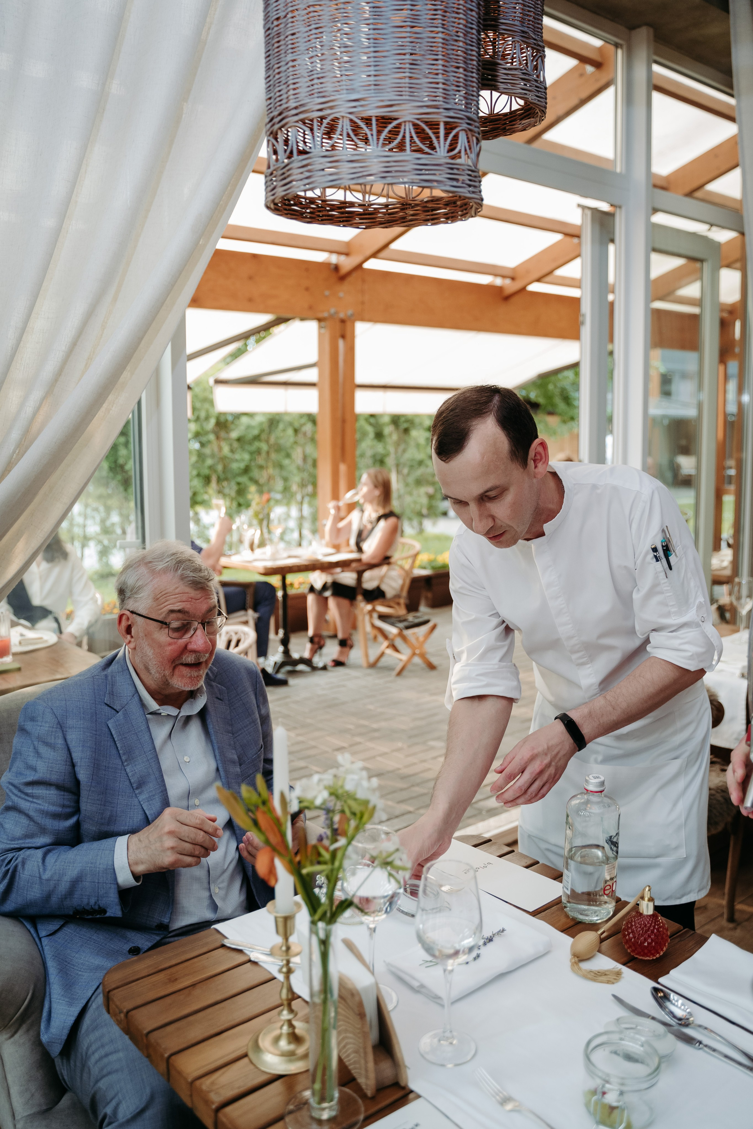 Открытый ужин с Mishlen Шеф Поварами. Репортажный и свадебный фотограф в Москве Рая Небогатова