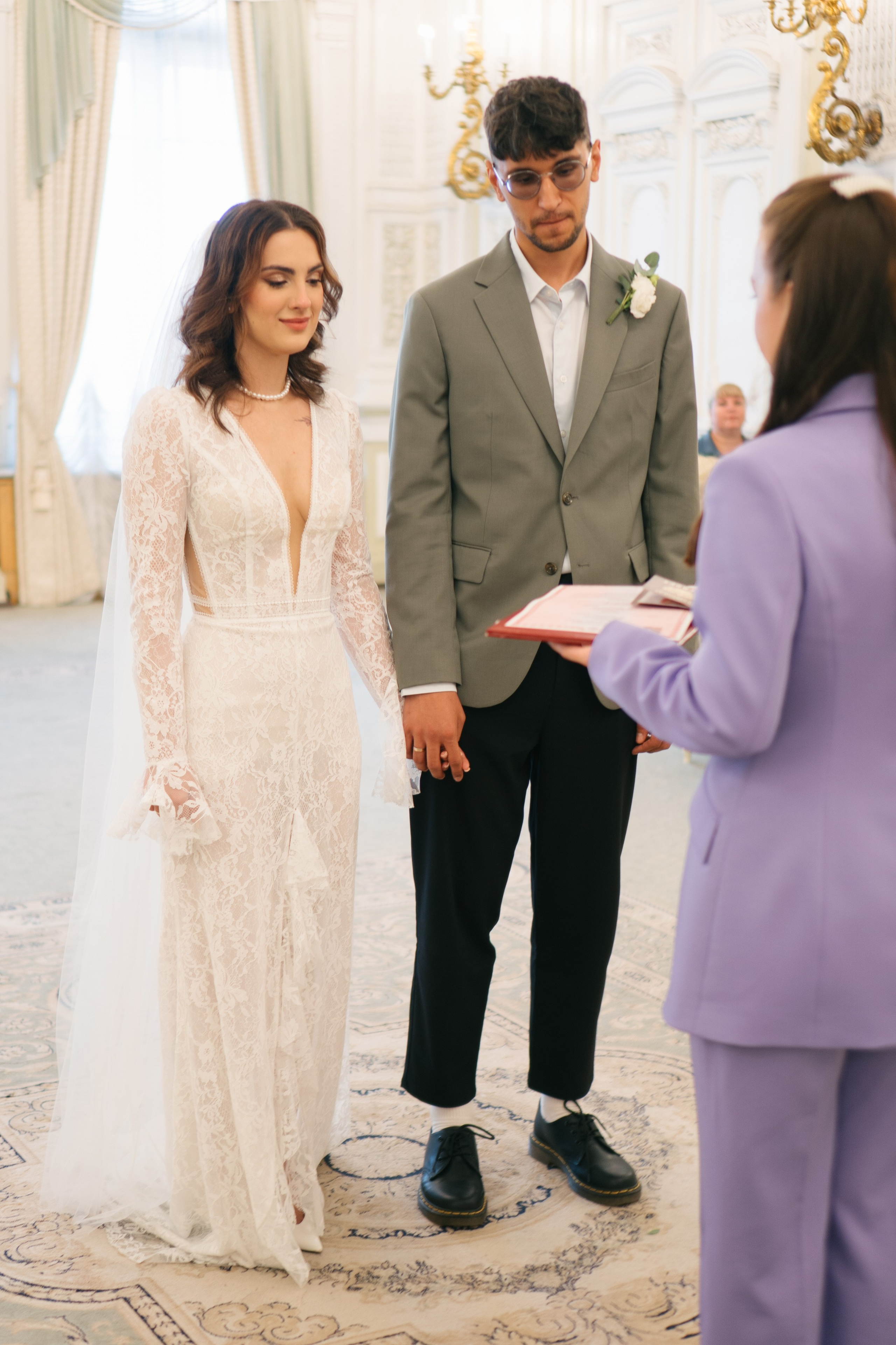 СВАДЕБНАЯ СЬЕМКА В ПЕРВОМ ДВОРЦЕ БРАКОСОЧЕТАНИЯ. Профессиональный фотограф, Санкт-Петербург — Виктория Богомолова