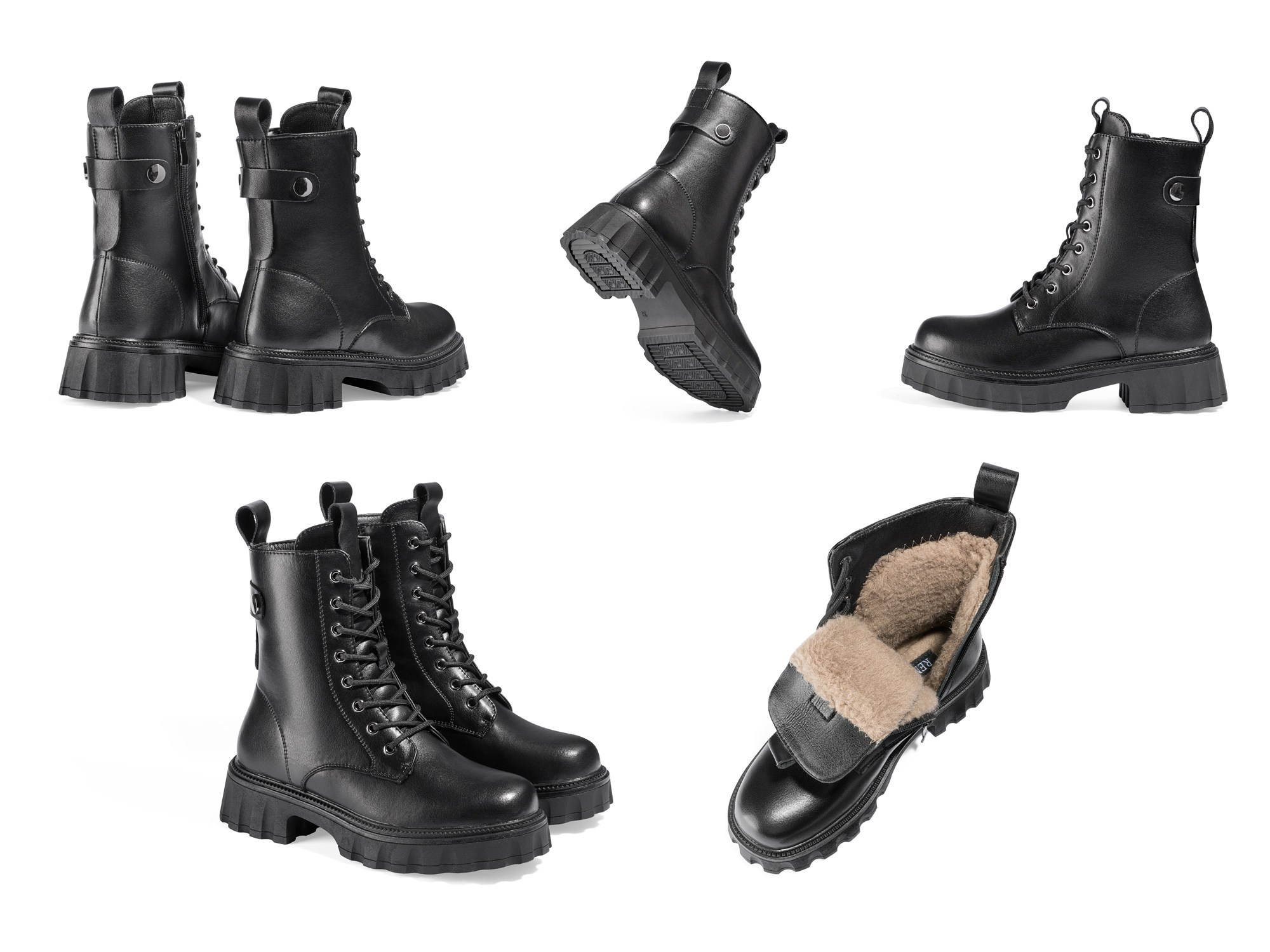 Ботинки женские зимние меховые