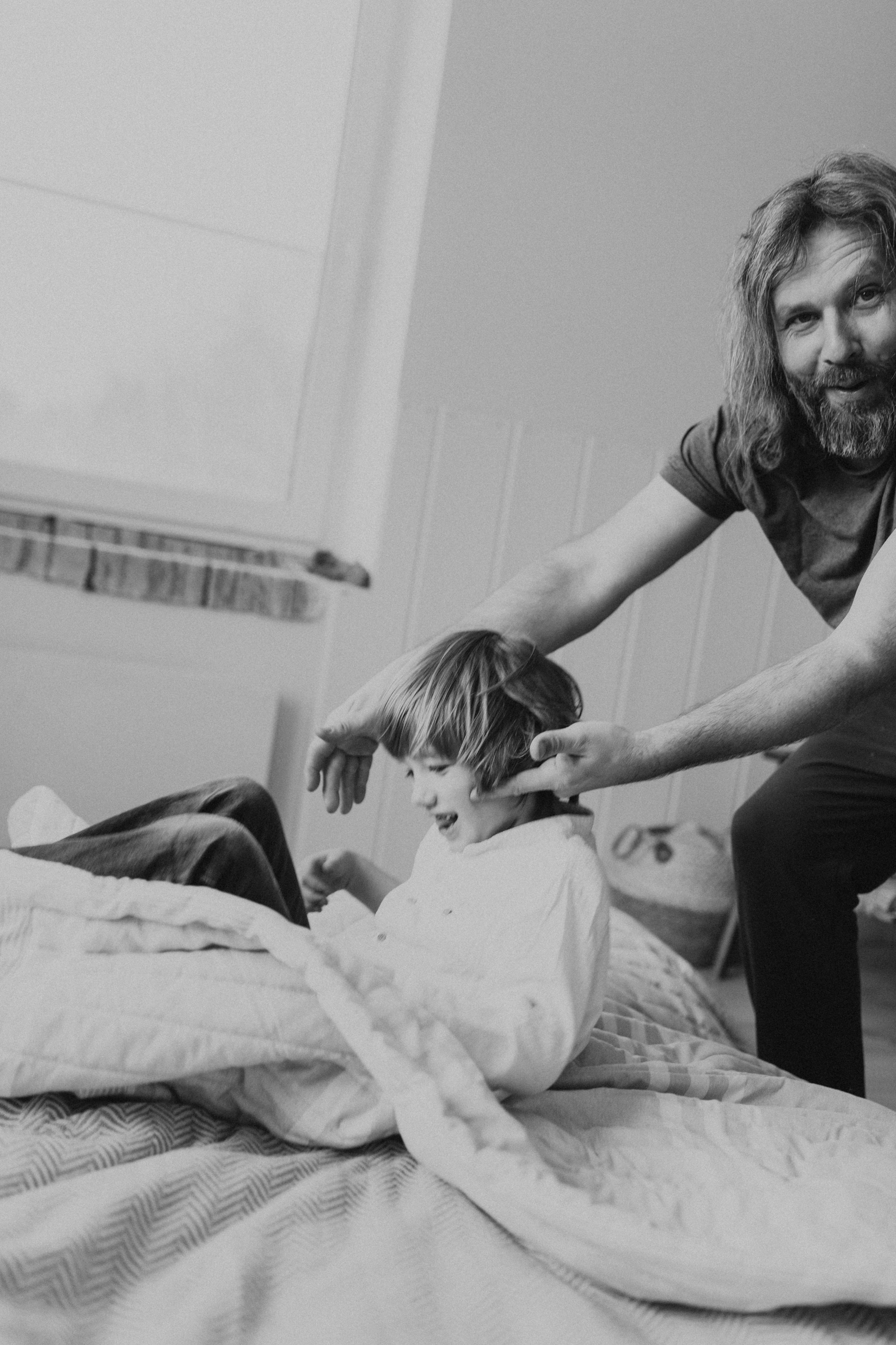 Рождественская Новогодняя Семейная Фотосессия дома. Семейный фотограф Маша Тимофеева | Москва