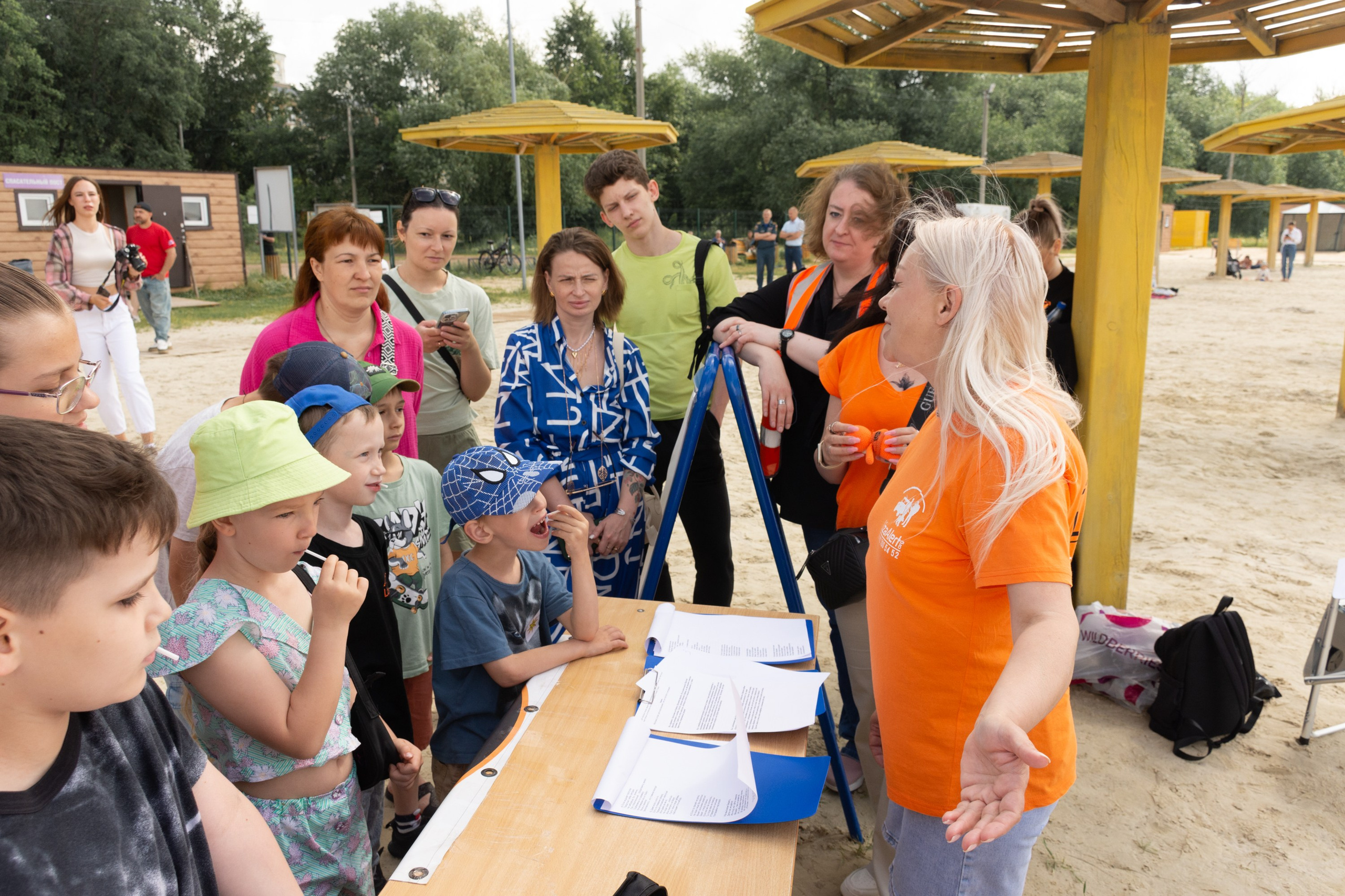 Урок по безопасности на воде (полный альбом). Фотограф Максим Буряк