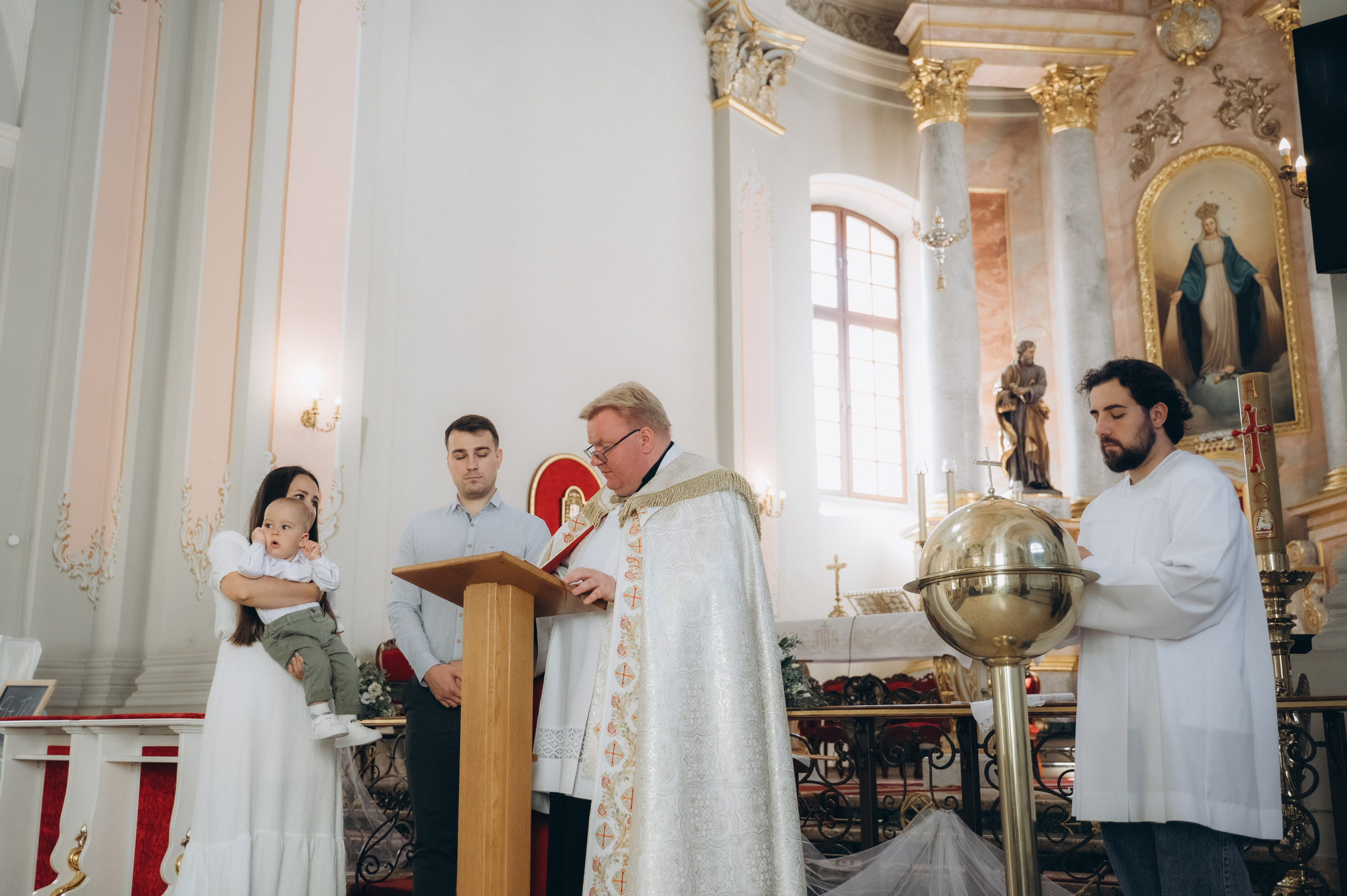 Крещение Александра (Белый Костёл). Семейный фотограф в Минске Дарья Дреко