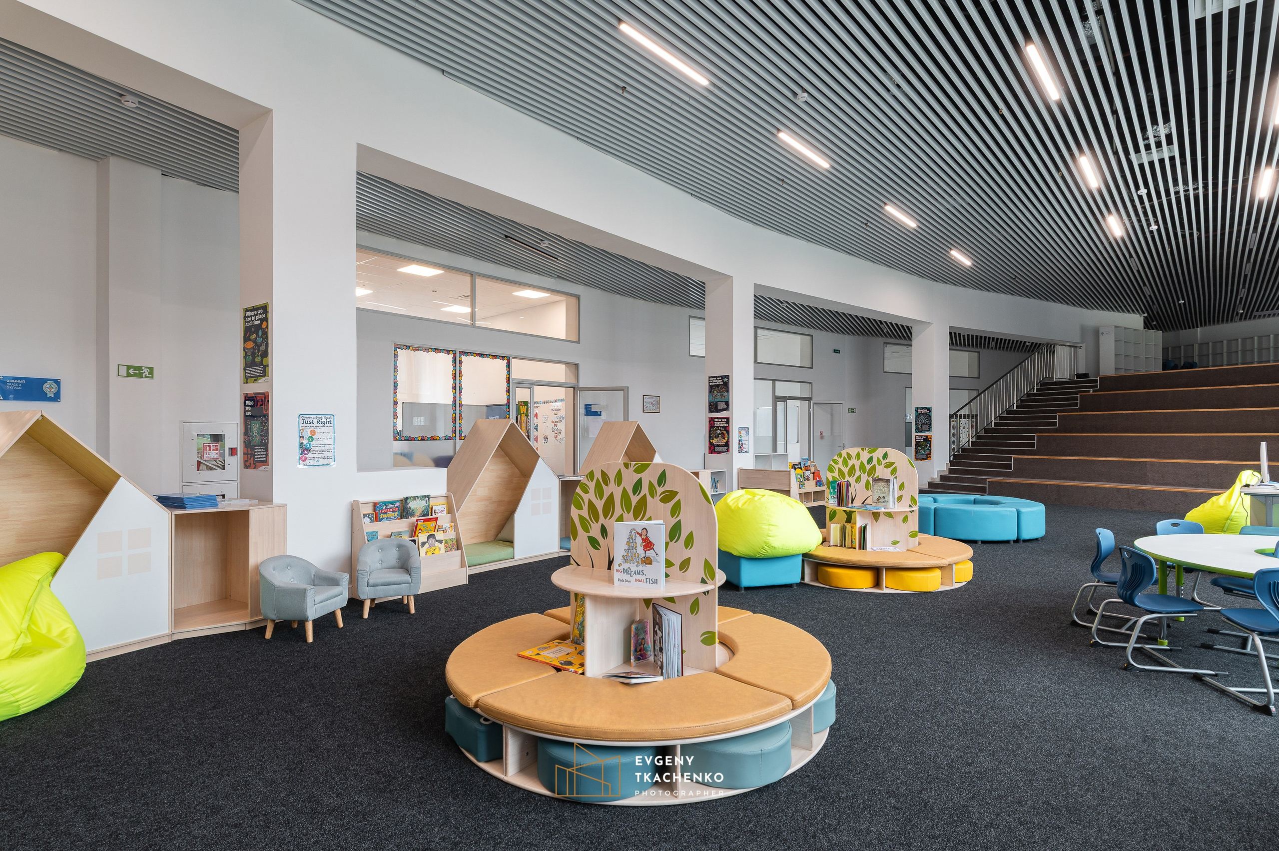 Kazakhstan International School, г. Астана. Архитектурный и интерьерный фотограф в Казахстане