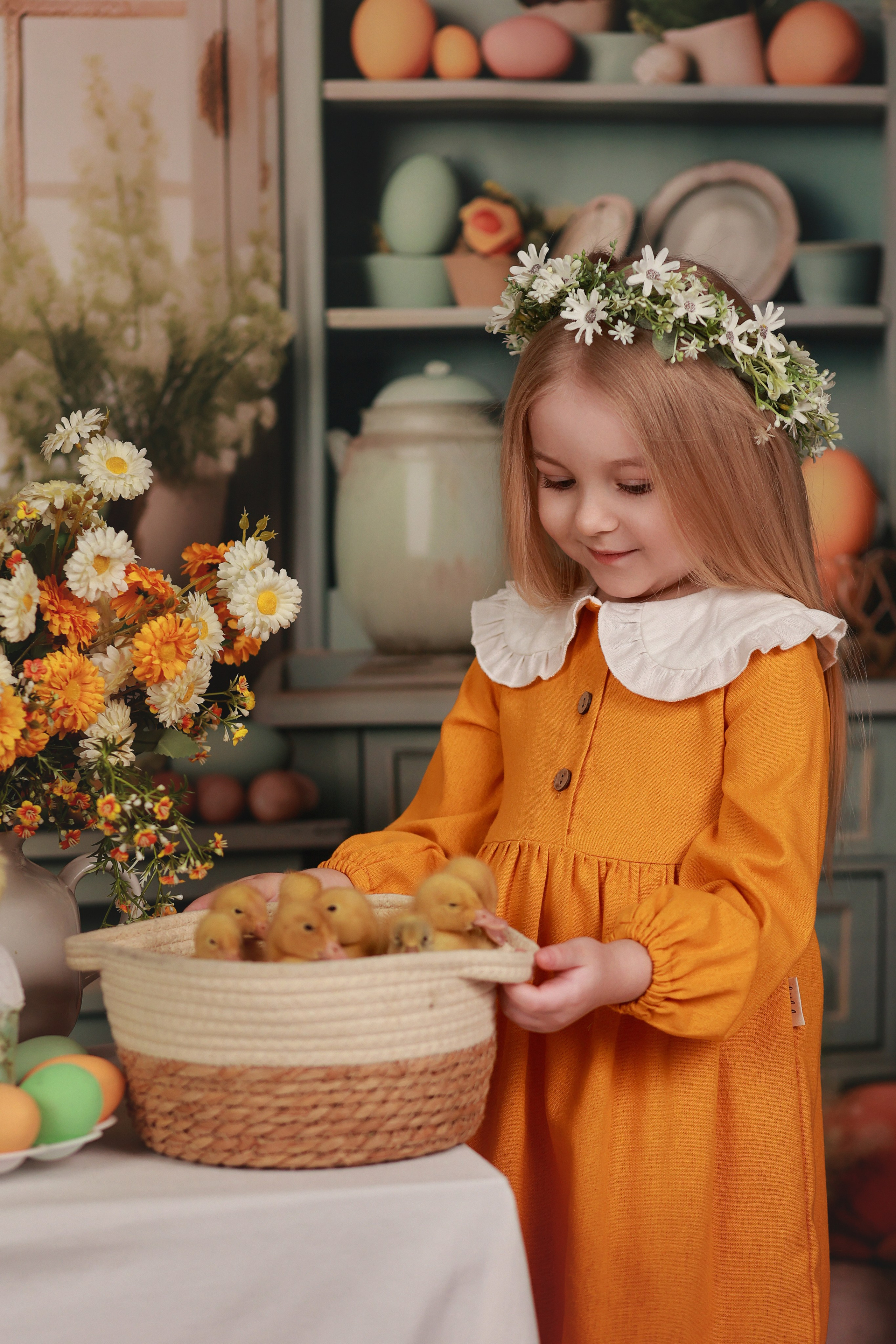 «Светлая Пасха» с утятами. Детский семейный фотограф Краснодар
