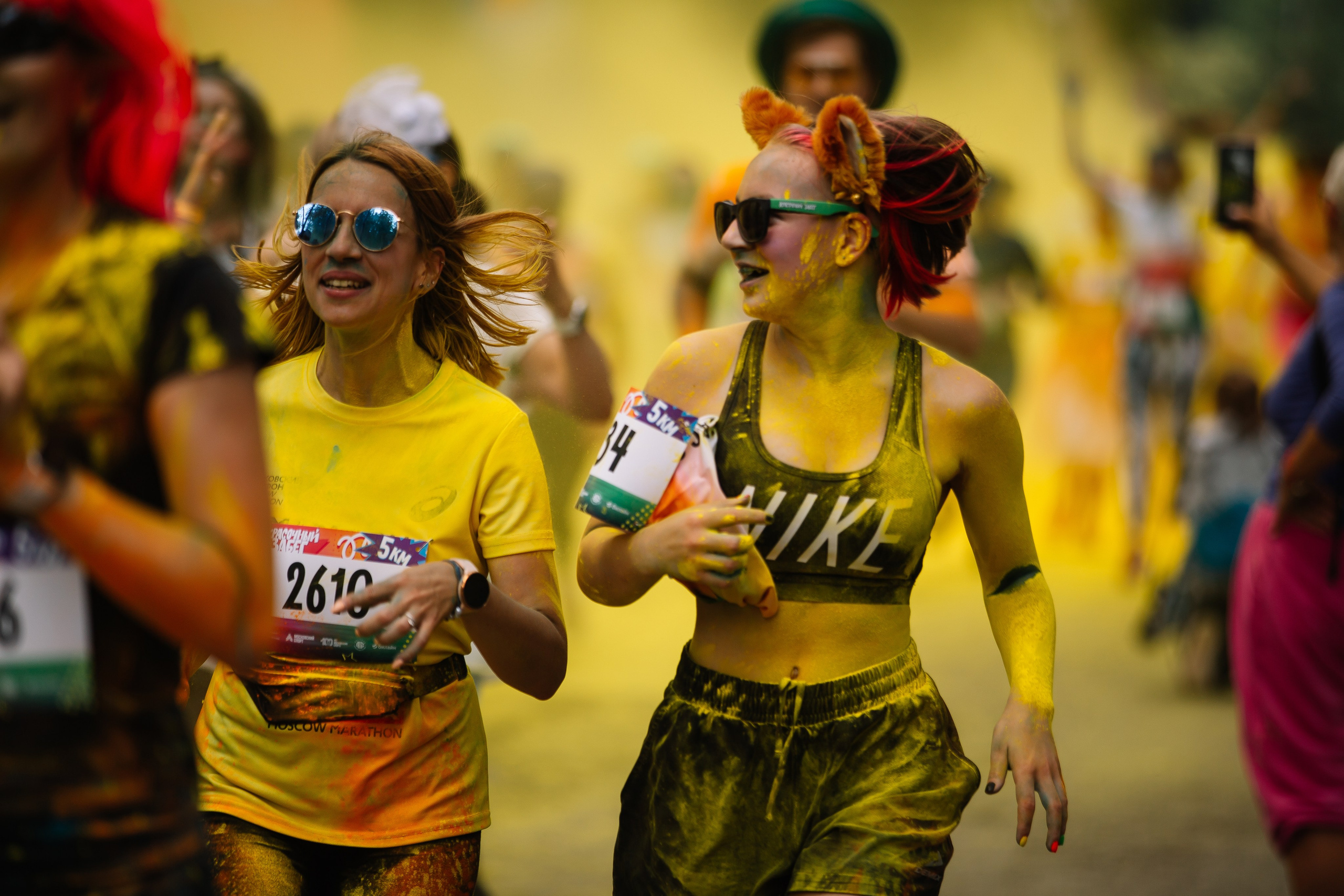 Красочный забег. Свадебный Семейный Репортажный фотограф в Москве