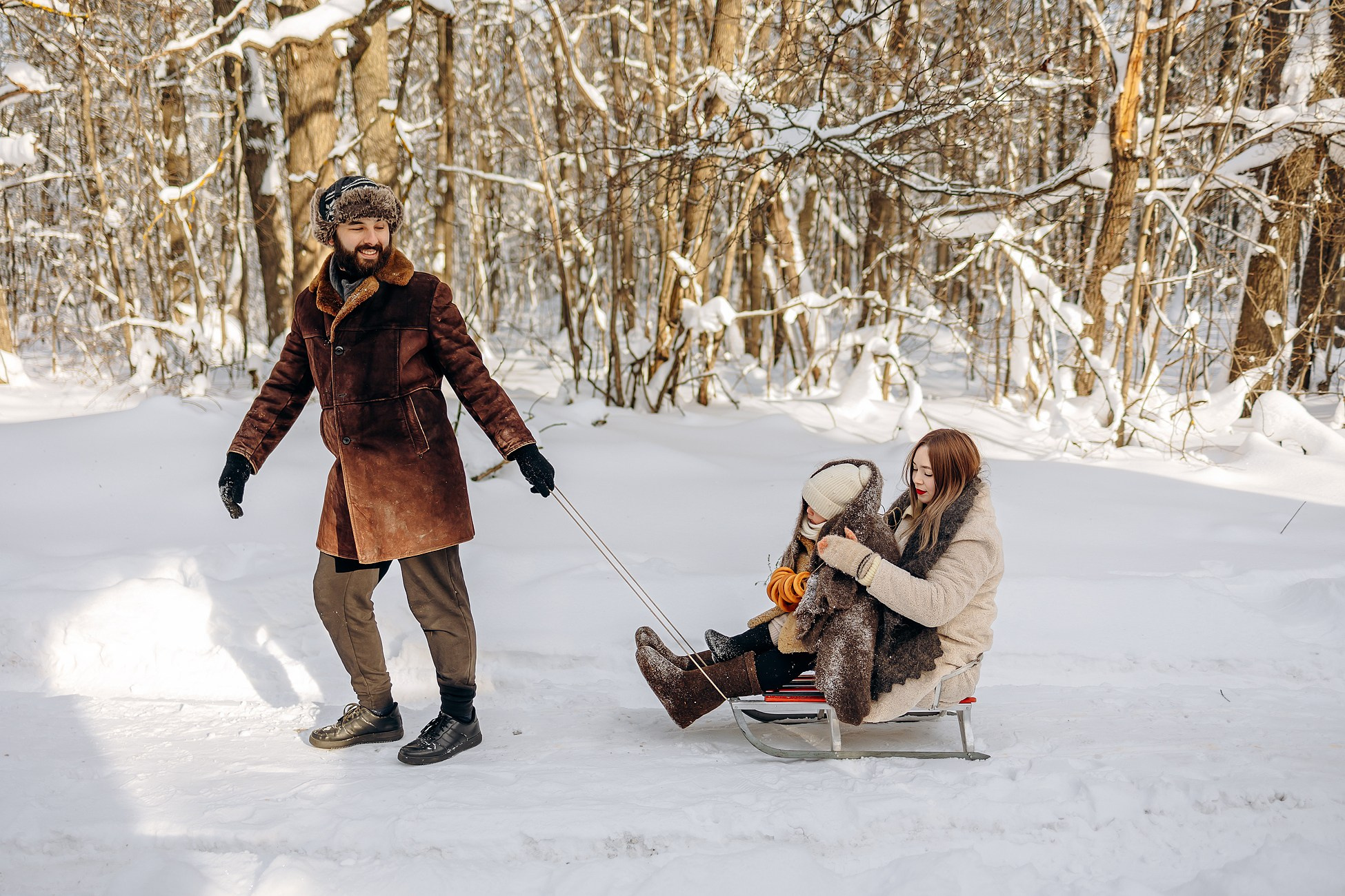 Русская зима. Семейный фотограф в Пензе Мария Левина