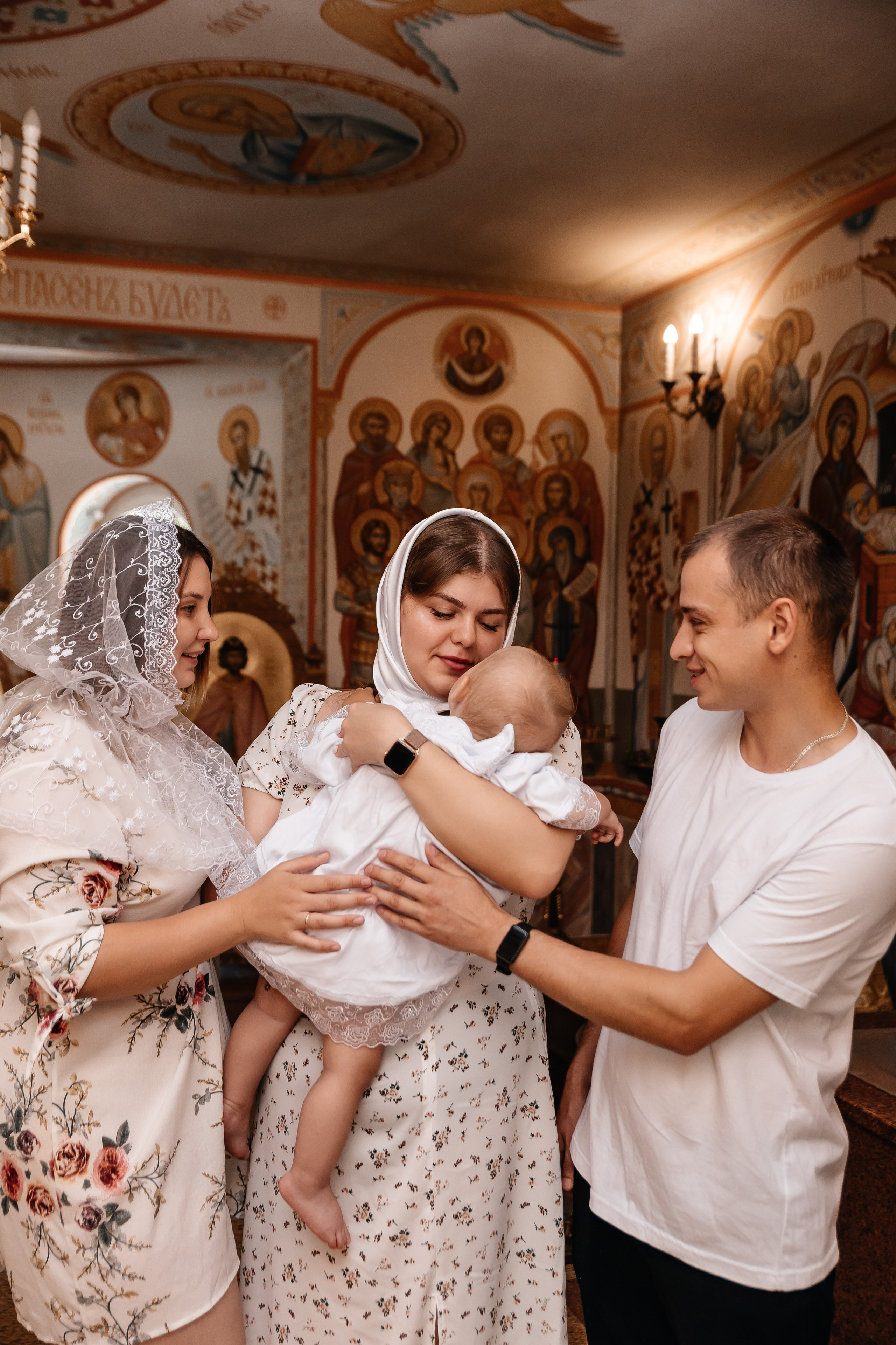 Крещение Юли. Семейный фотограф Минск Усова Ольга