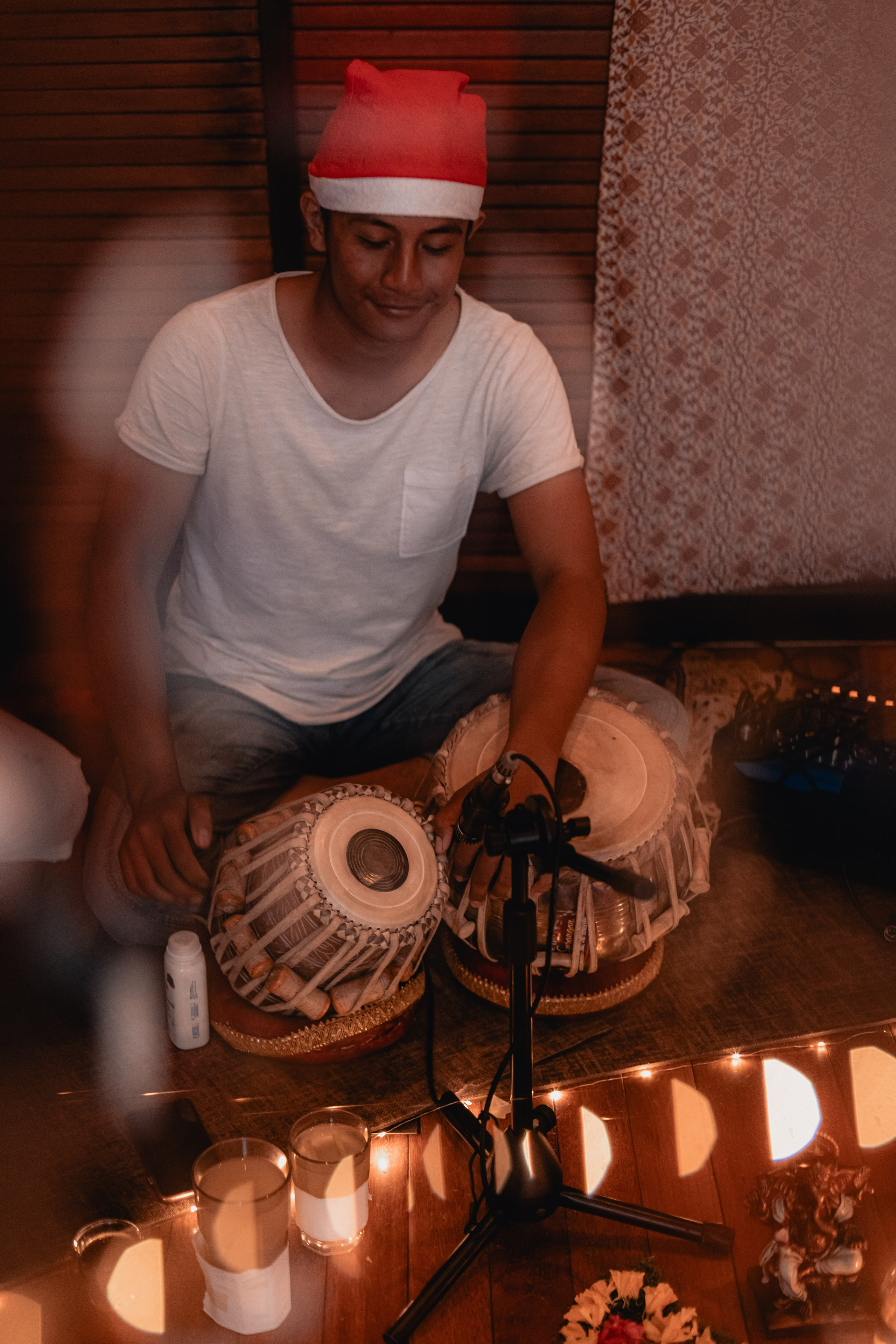 Christmas kirtan w Bhakti Bliss family. Mariam Bagdasaryan