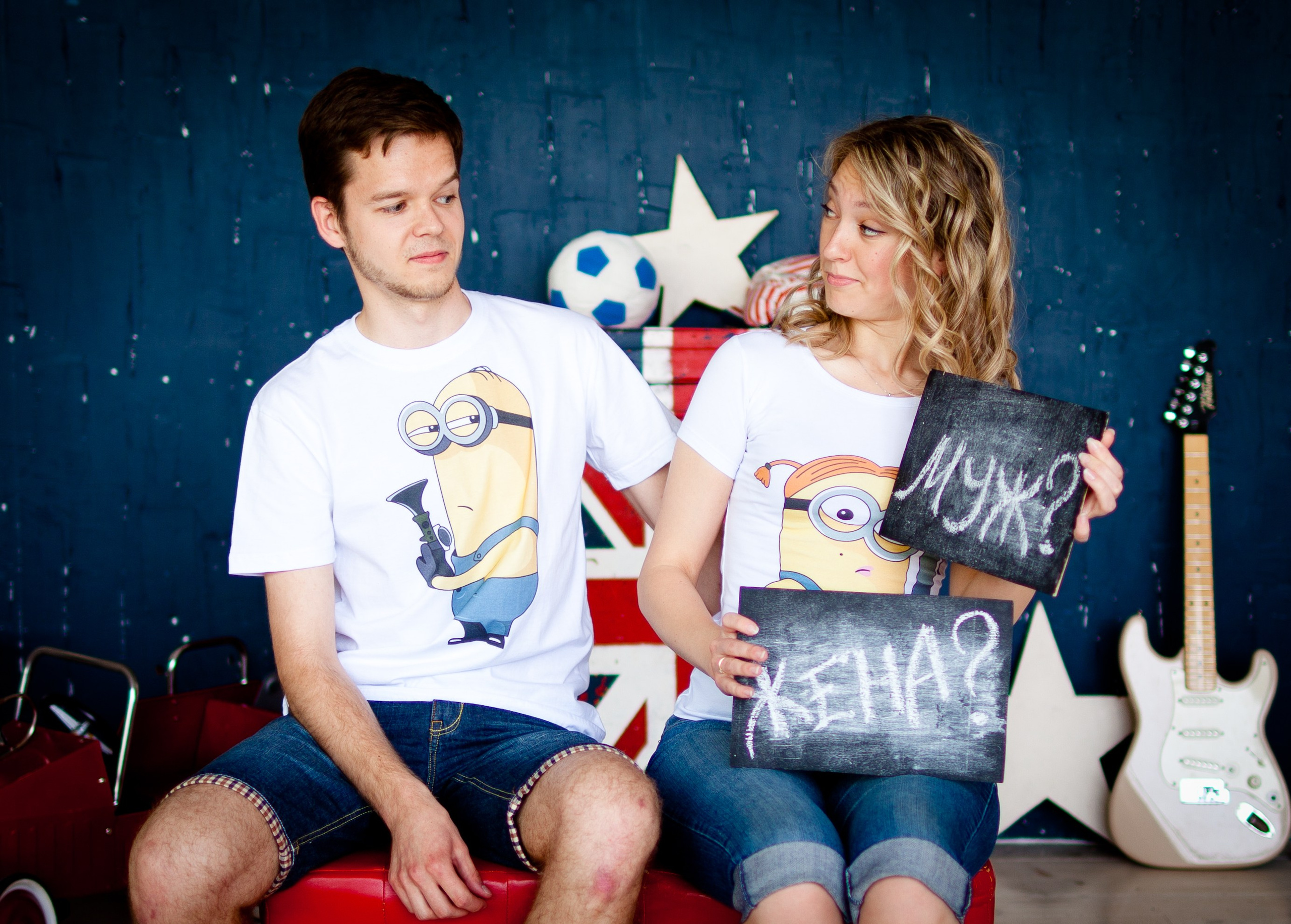 Фотосессия Димы и Сони в студии. Фотограф Денис Гавриленков в Москве