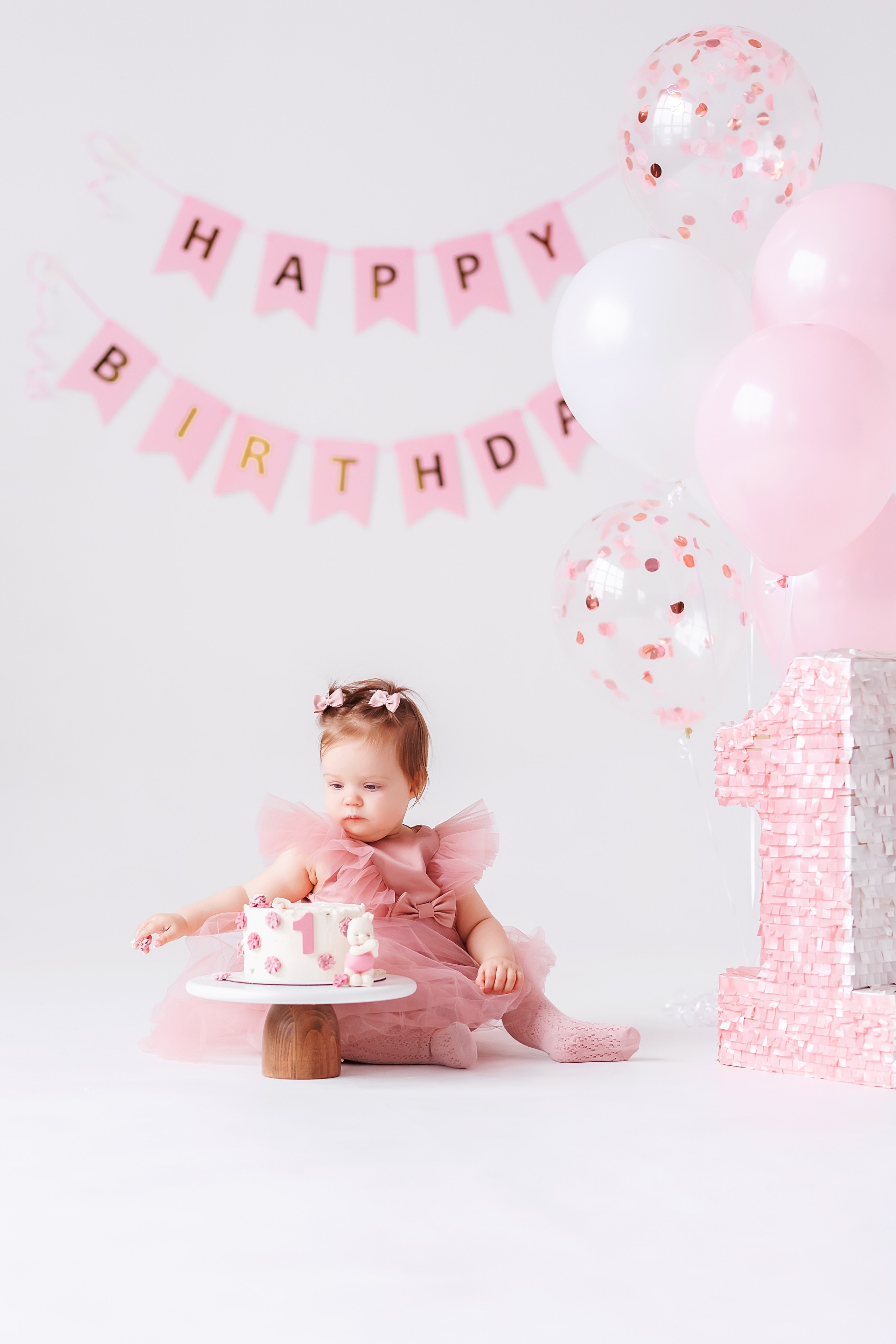 Олечке годик. Семейный и детский фотограф в Москве Шарапова Ирина