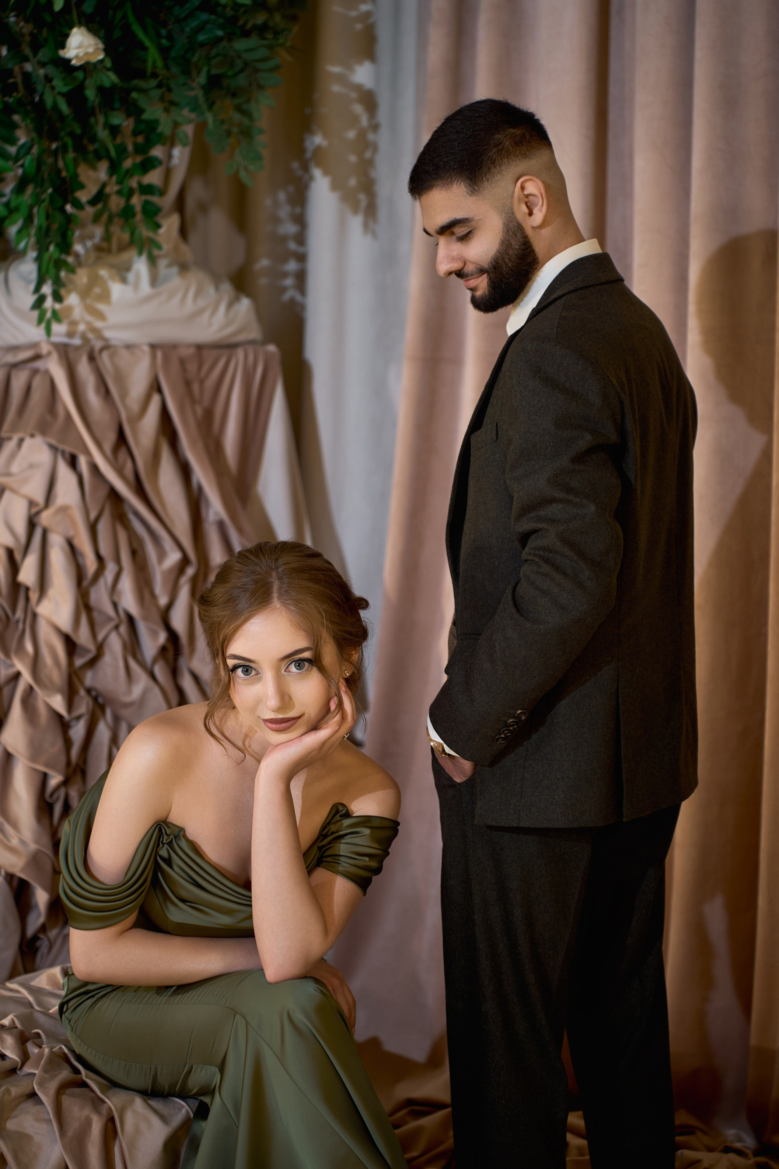 Красивое и чувственное сватовство Рафаэля & Алины в GOLDEN PALACE от ТВИНС СТУДИО. ТВИНС СТУДИО — лучшие свадебные фотографы и видеографы в Краснодаре