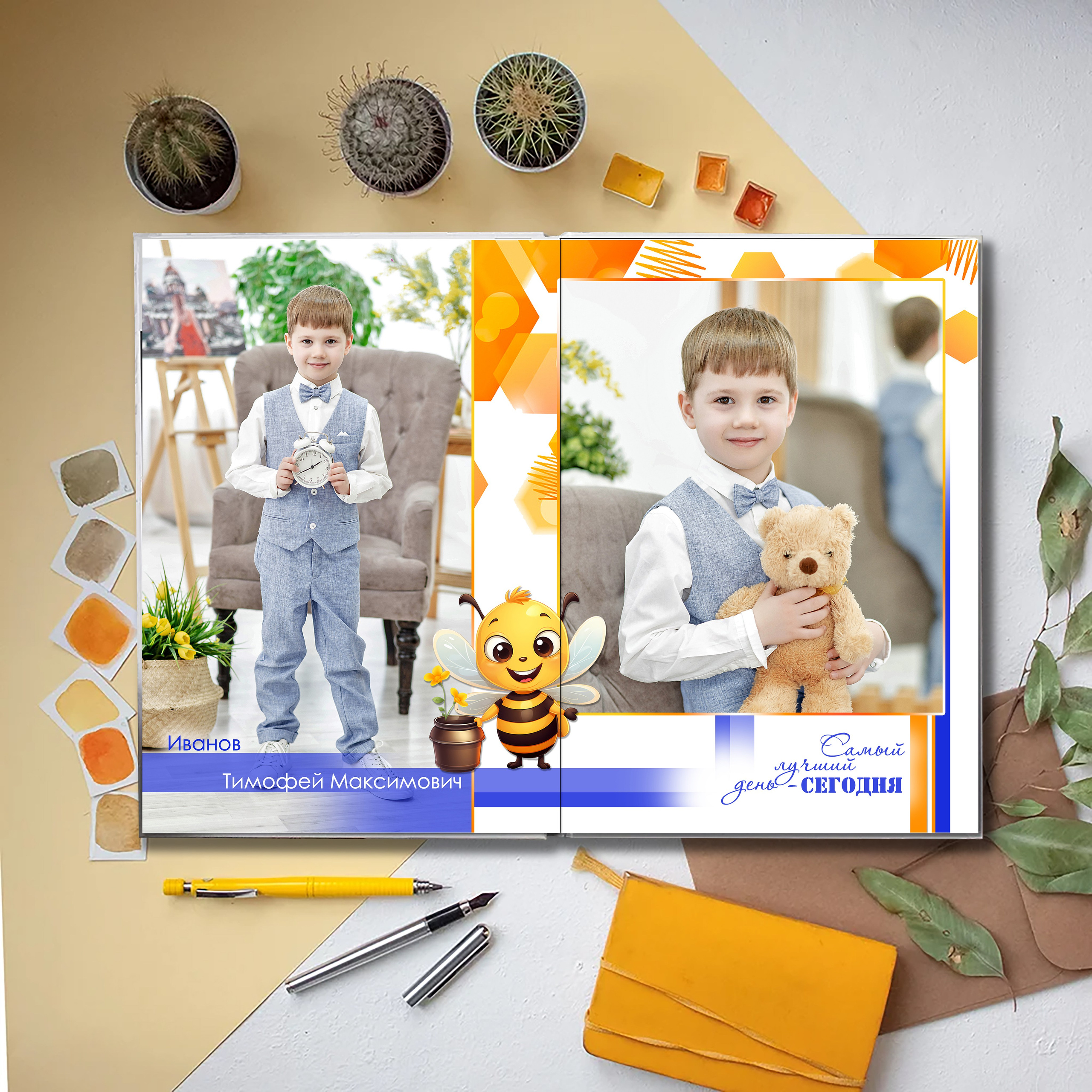 Выпускной альбом детского сада (Дизайн № 108). Современные Выпускные Альбомы в Ростове-на-Дону