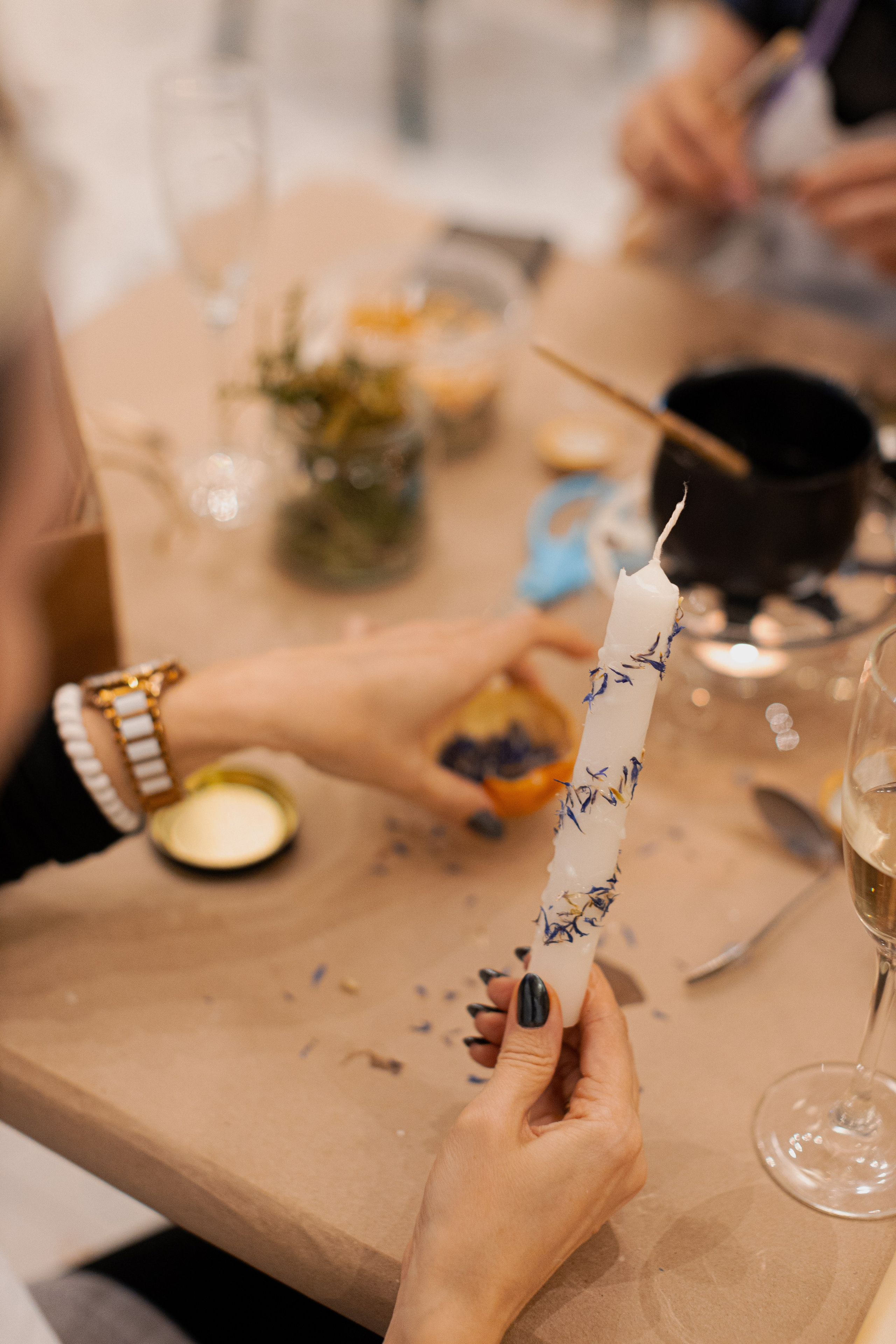 Мк свечи и венок (новогодний корпоратив). Анастасия Ракчеева Художник